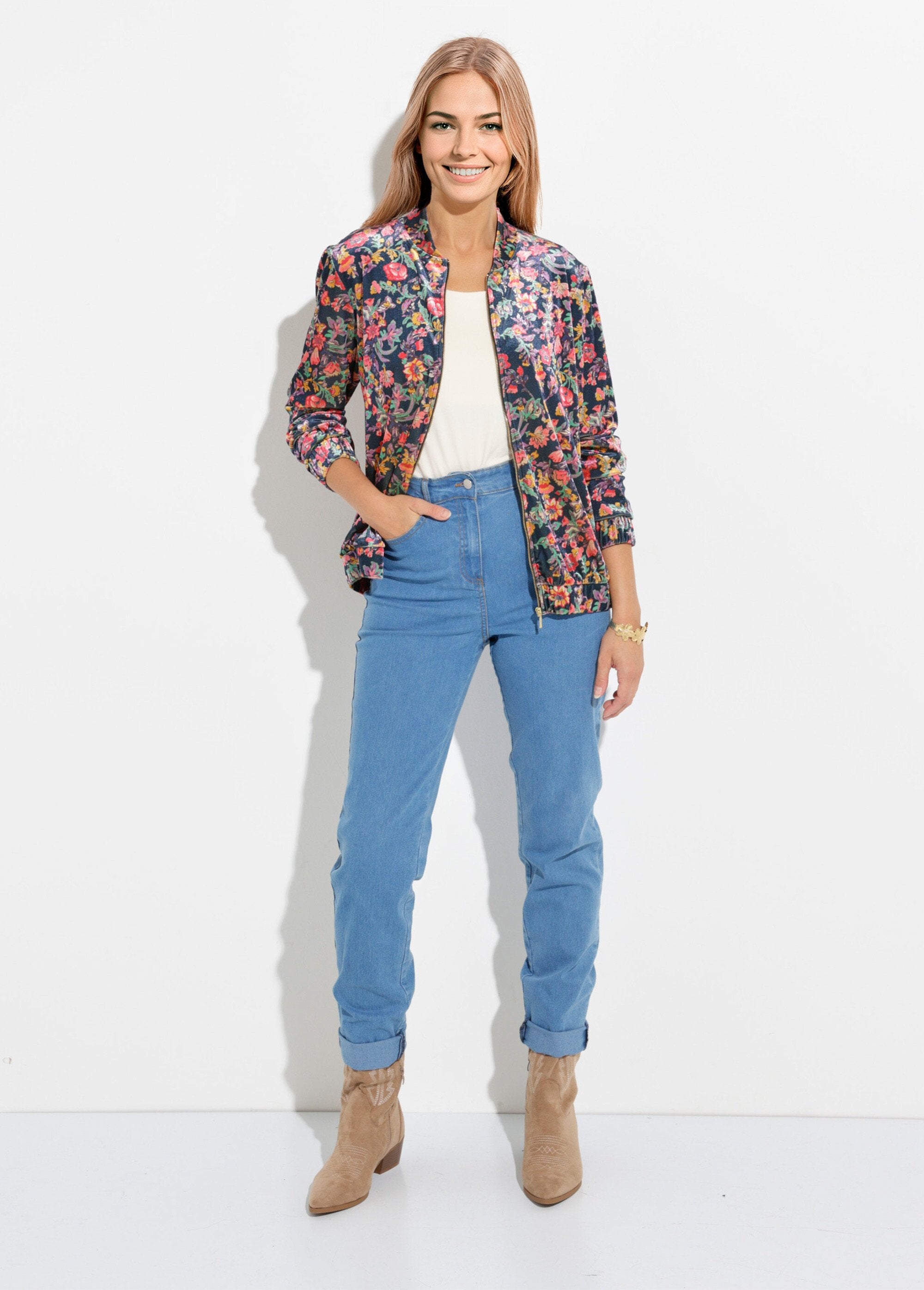 Casaco_bomber_de_veludo_floral_com_fecho_de_correr_Marine_et_rose_SF1_slim