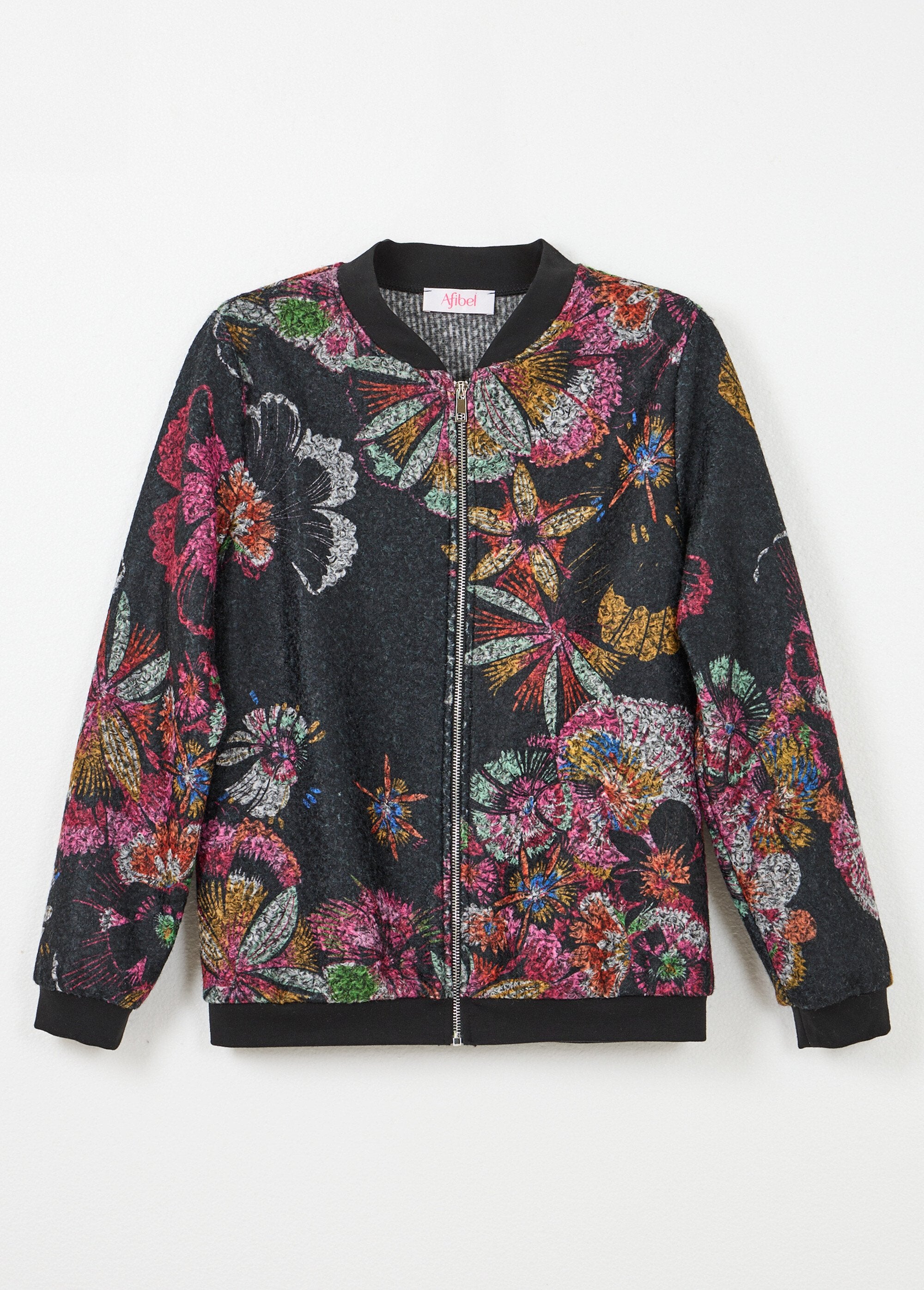 Casaco_bomber_em_tecido_boucle_estampado_Noir_et_rose_AP1_slim