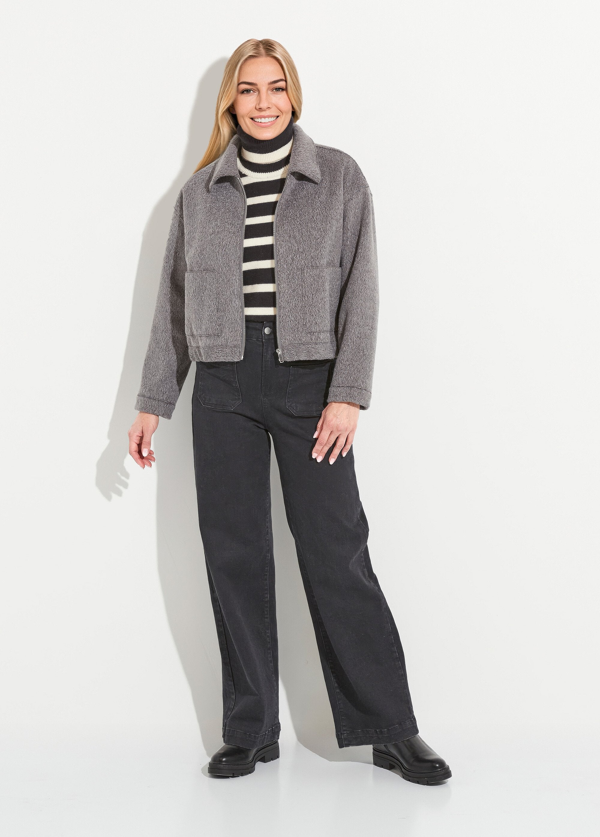 Jaqueta_de_tecido_atoalhado_liso_com_zíper_Gris_SF1_slim