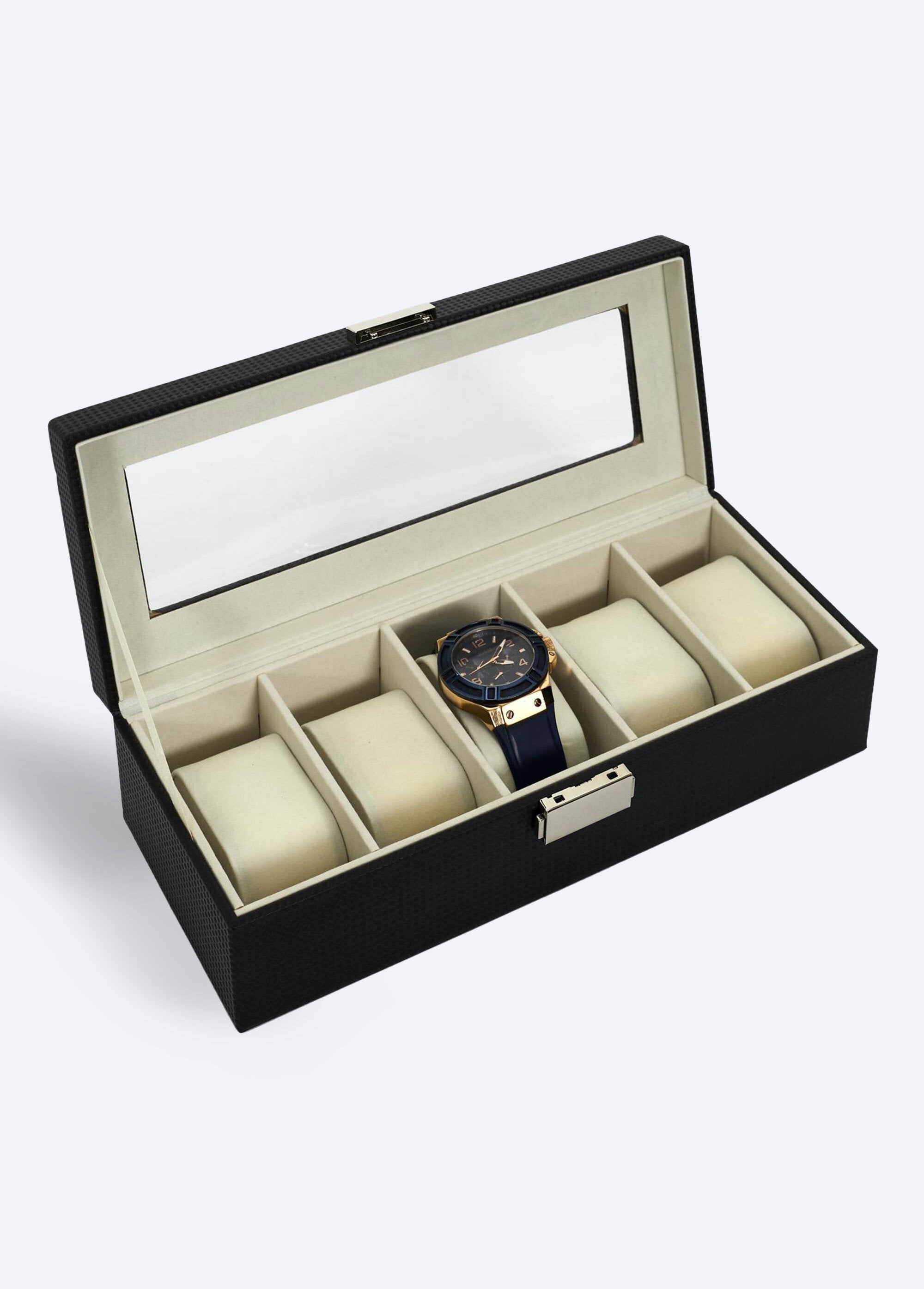 Boîte_de_rangement_simili_cuir_5_montres_Noir_DE2_slim