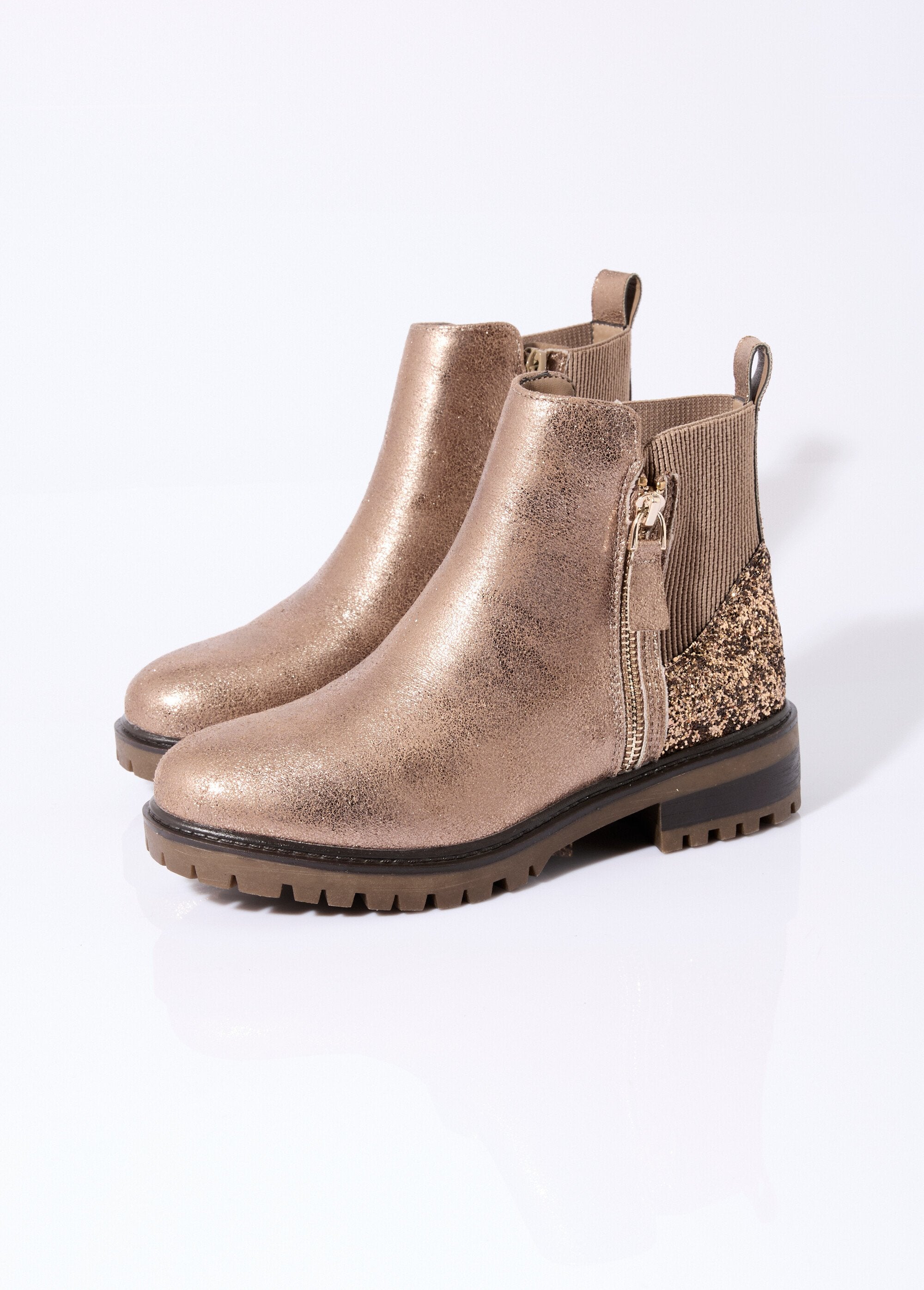 Boots_zippées_plates_talon_sequins_Taupe_DE1_slim