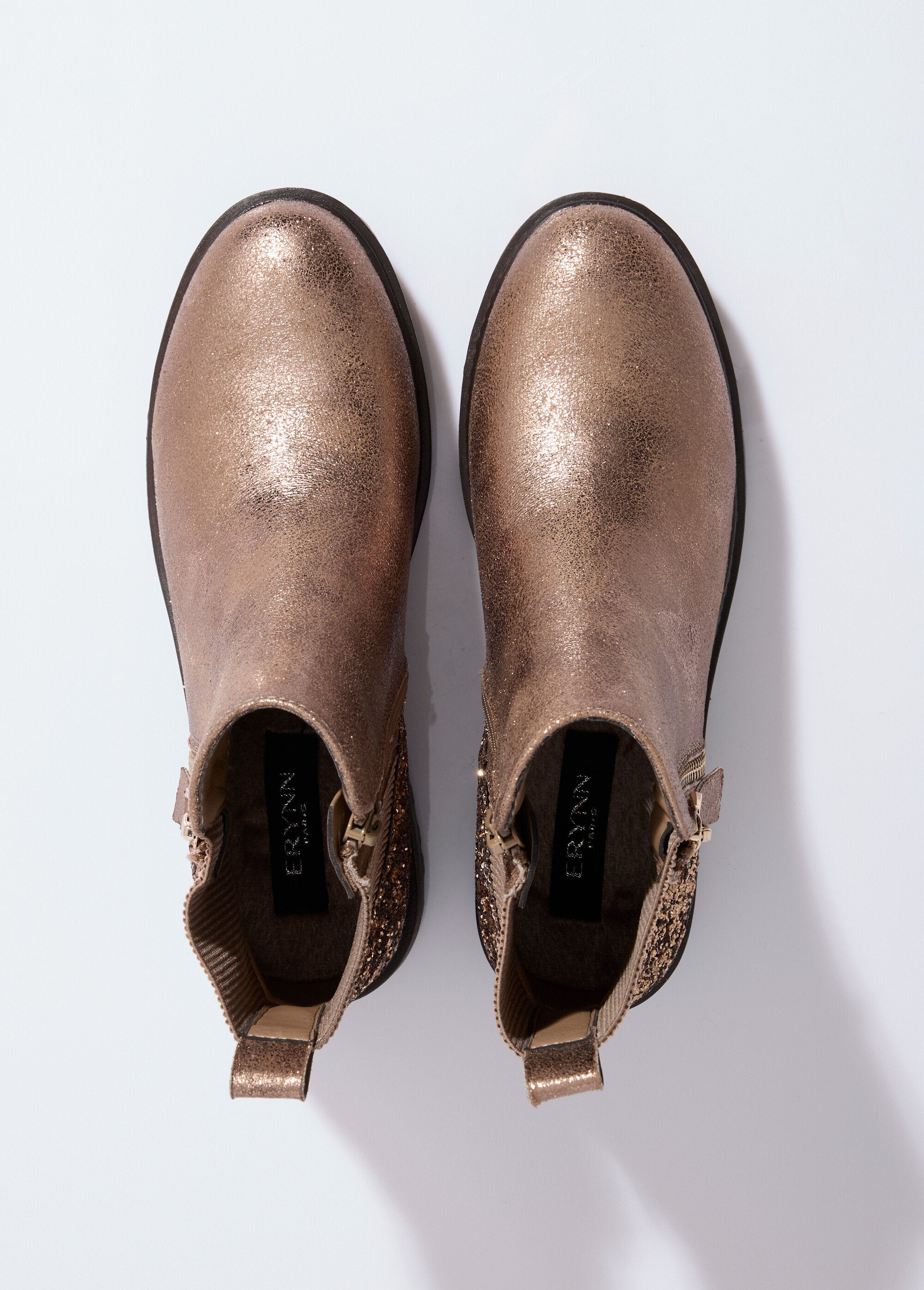 Boots_zippées_plates_talon_sequins_Taupe_OV1_slim
