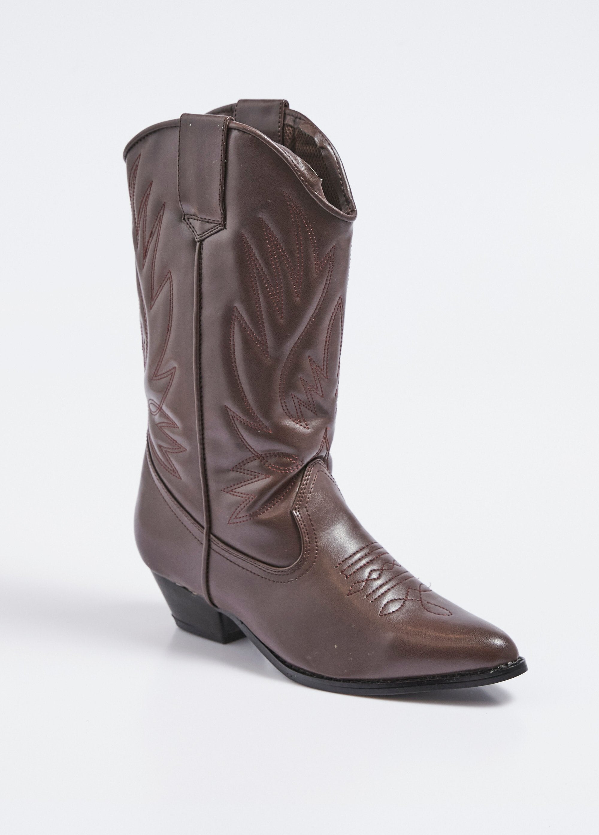 Botas_estilo_cowboy_com_costura_estilo_western_Marron_FA1_slim