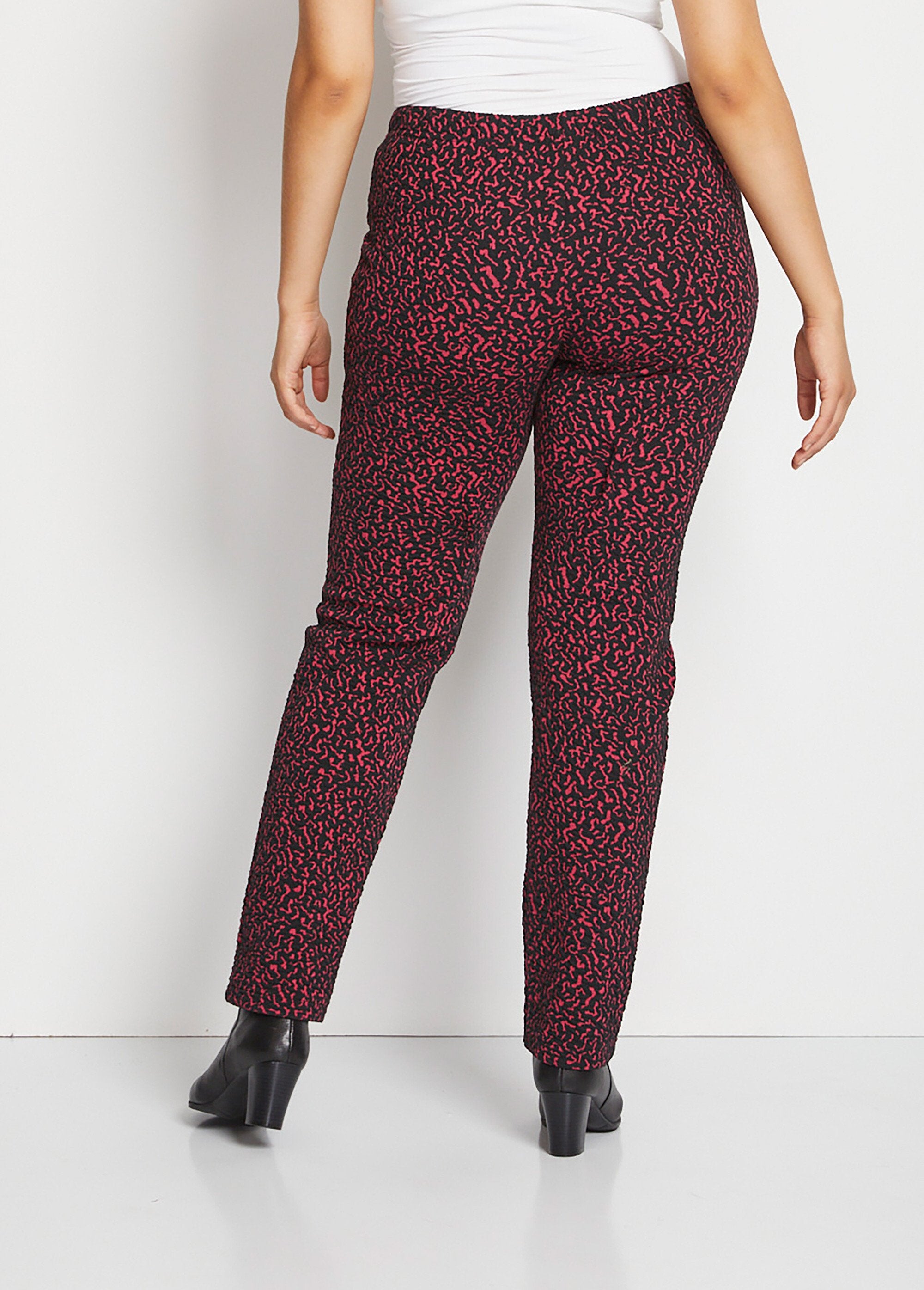 Leggings_de_cintura_elástica_lisa_ou_bicolor_Framboesa_e_preta_DO1_curvy