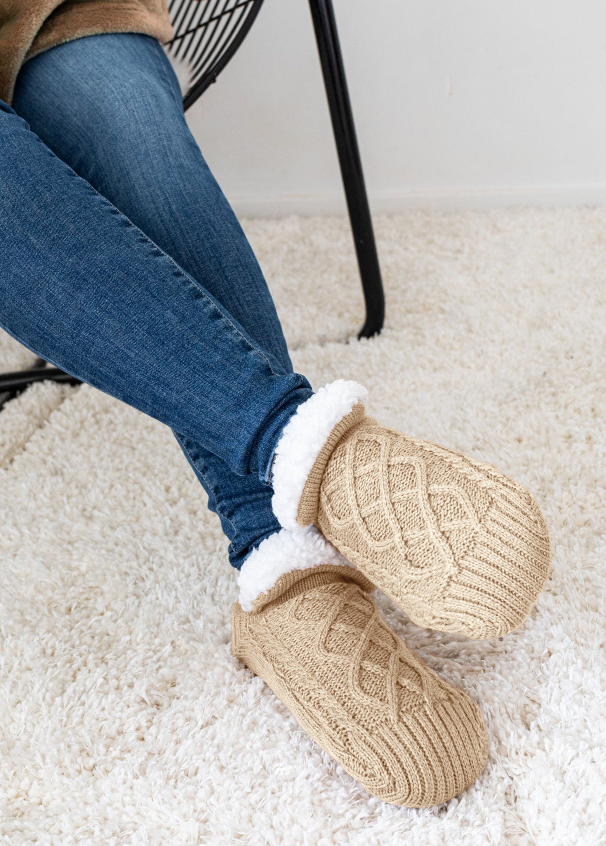 Chaussons_chaussettes_antidérapants_fourrés_Ivoire_SF1_slim