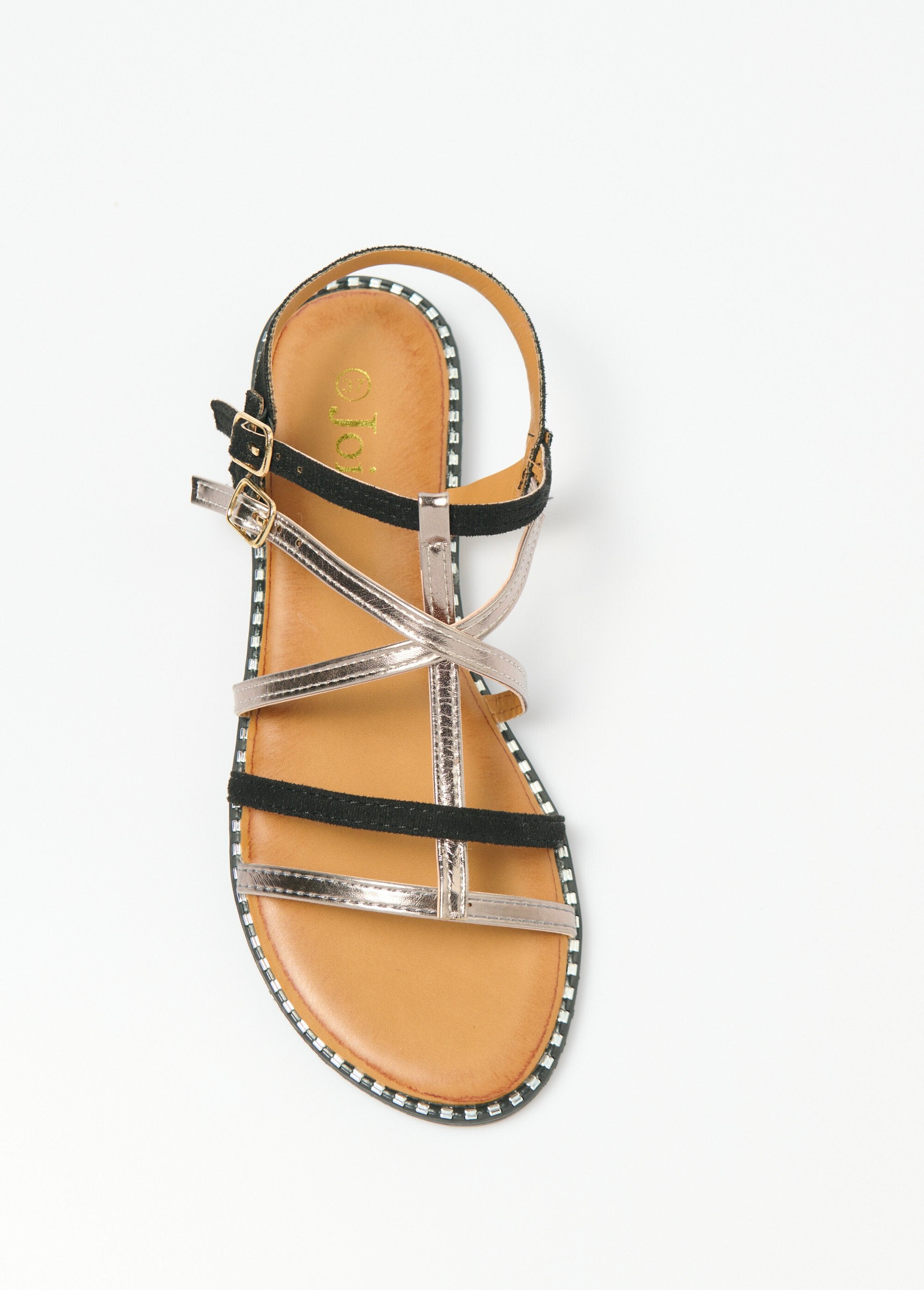 Alegria®_-_Sandálias_gladiadoras_bimateriais_com_tiras_Noir_et_argente_OV1_slim