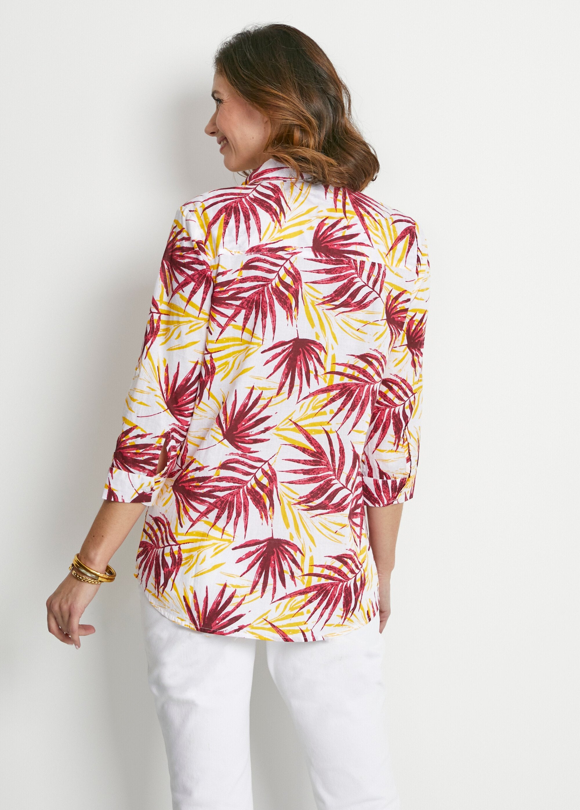 Chemisier_boutonné_long_coton_imprimé_Imprime_rouge_DO1_slim