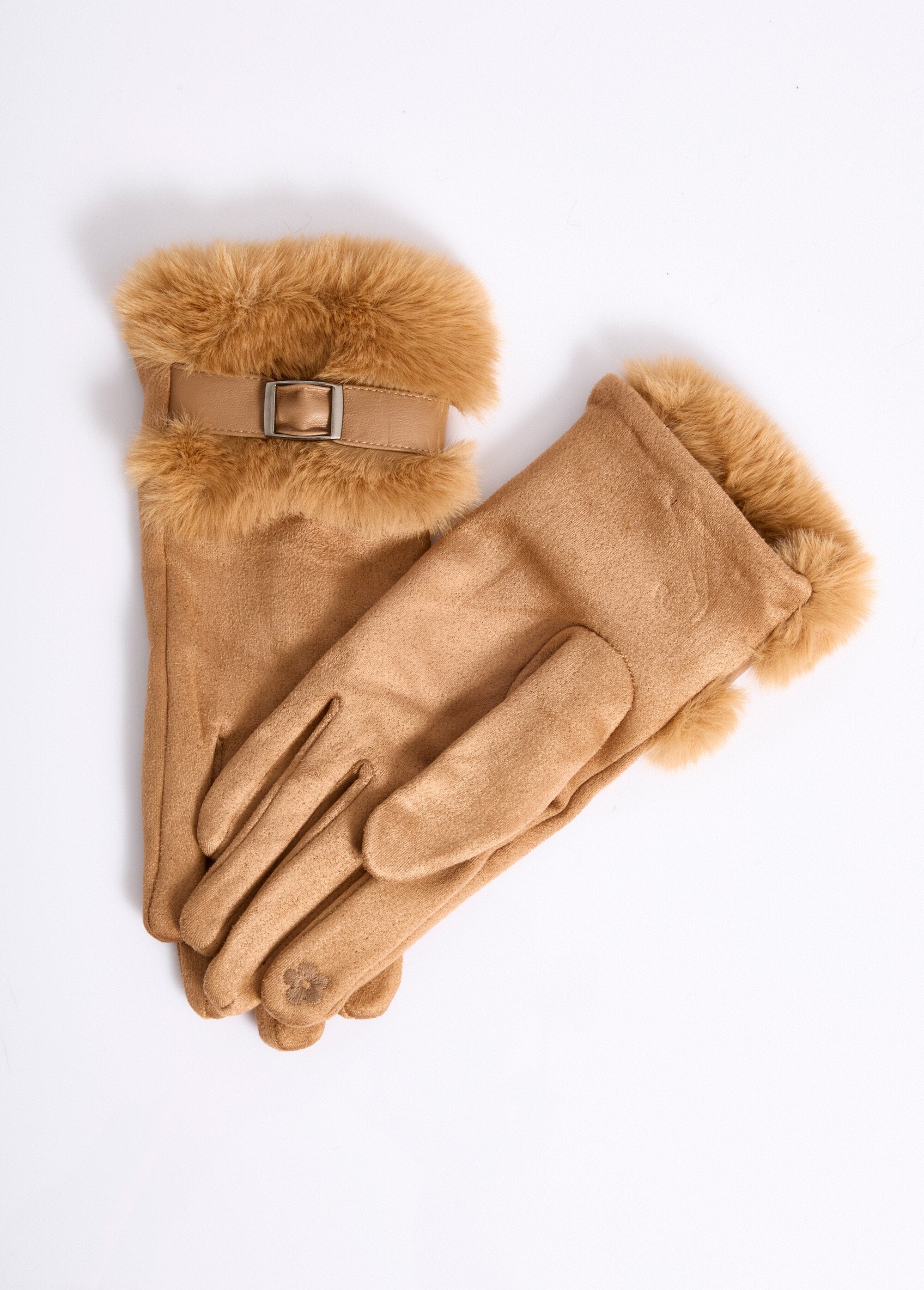 Gants_en_suédine_poignet_fourrure_Camel_DE1_slim