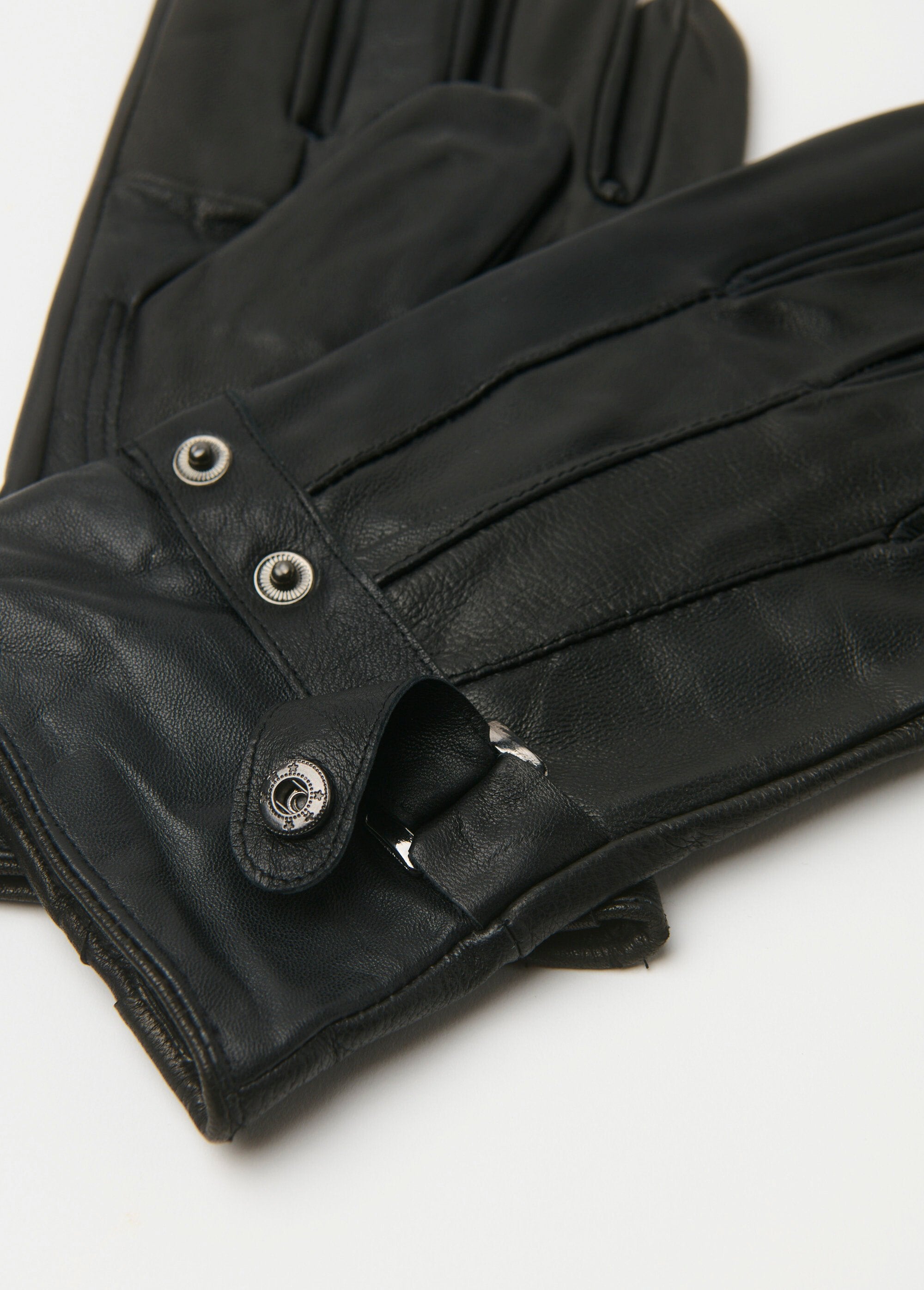 Luvas_de_couro_masculinas_com_aba_de_pulso_Noir_DE2_slim