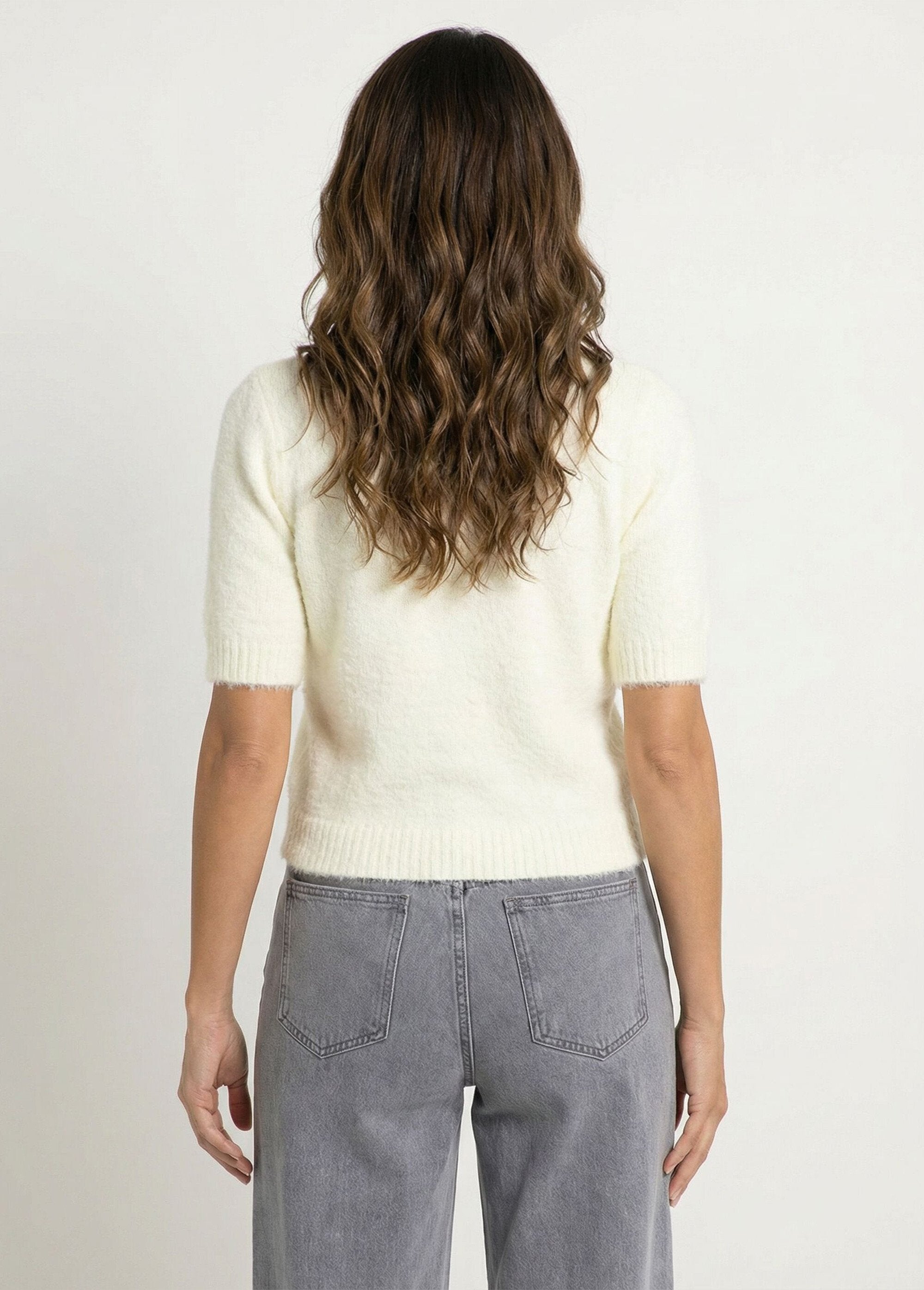 Gilet_à_manches_courtes_avec_laine_Jaune_DO1_slim