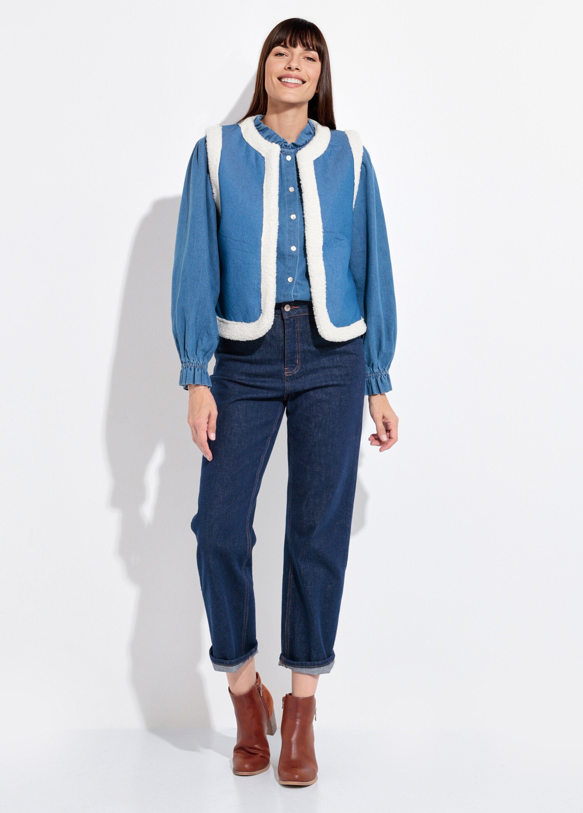 Colete_de_pastor_jeans_estilo_pele_de_carneiro_Bleu_SF1_slim