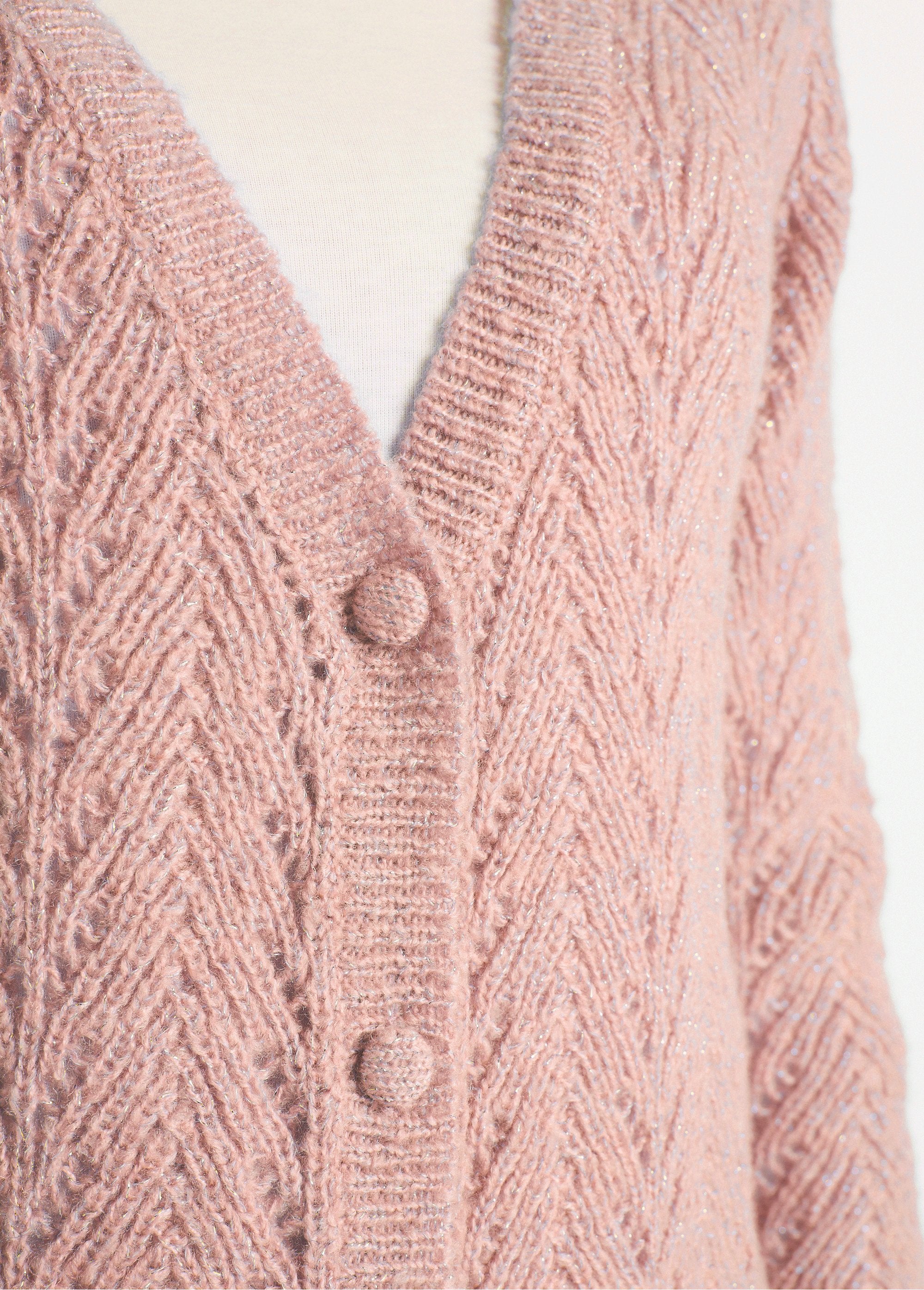 Gilet_boutonné_avec_fibres_recyclées_Rose_poudre_DE1_slim