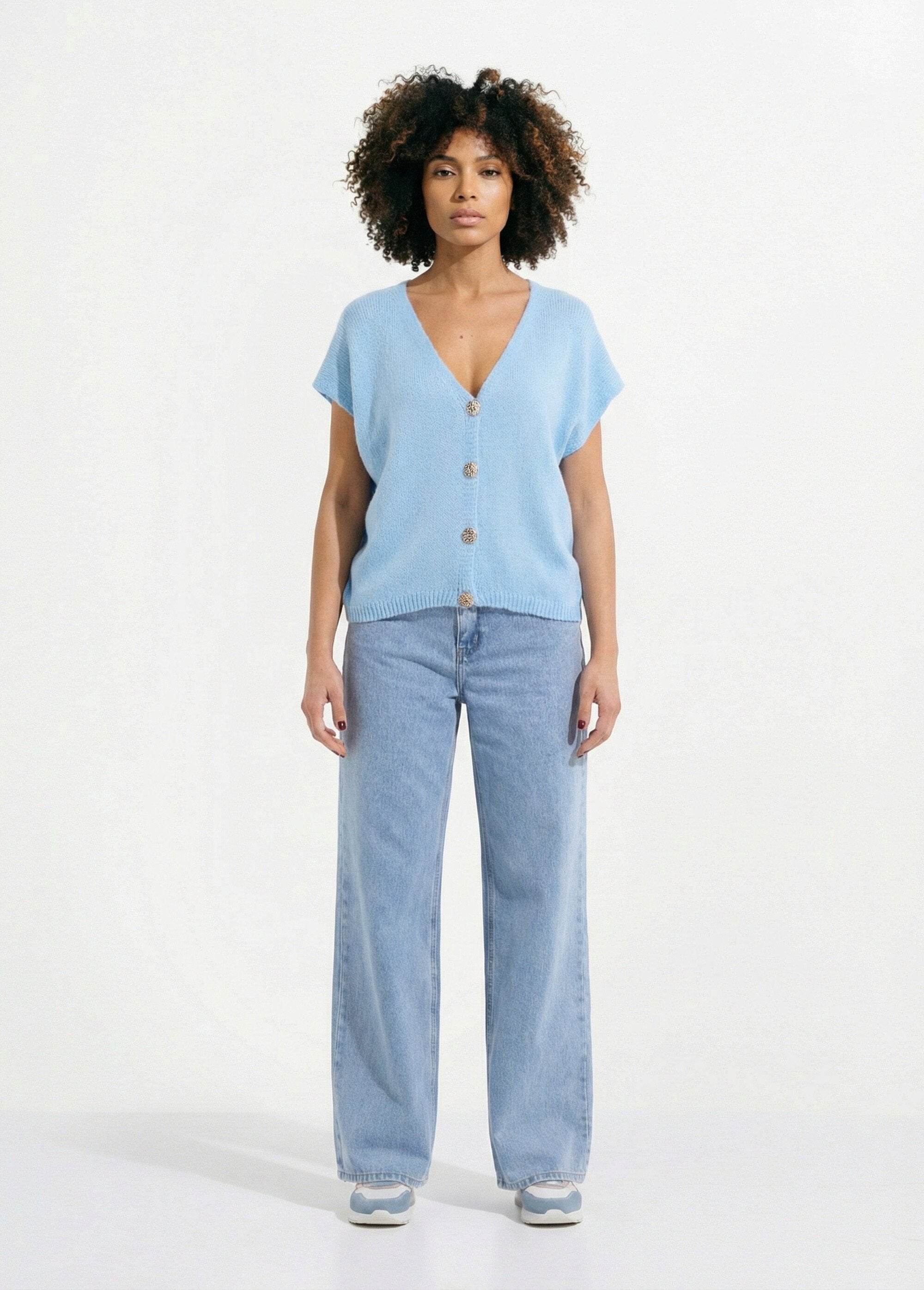 Casaco_de_manga_curta_com_botões_metálicos_Bleu_ciel_SF1_slim