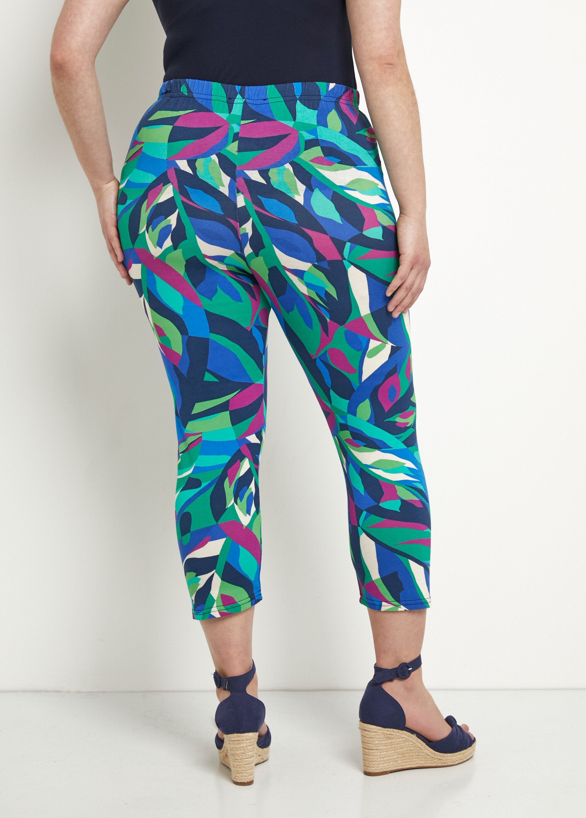 Leggings_curtas_elásticas_com_cintura_elástica_Multicolore_DO1_curvy