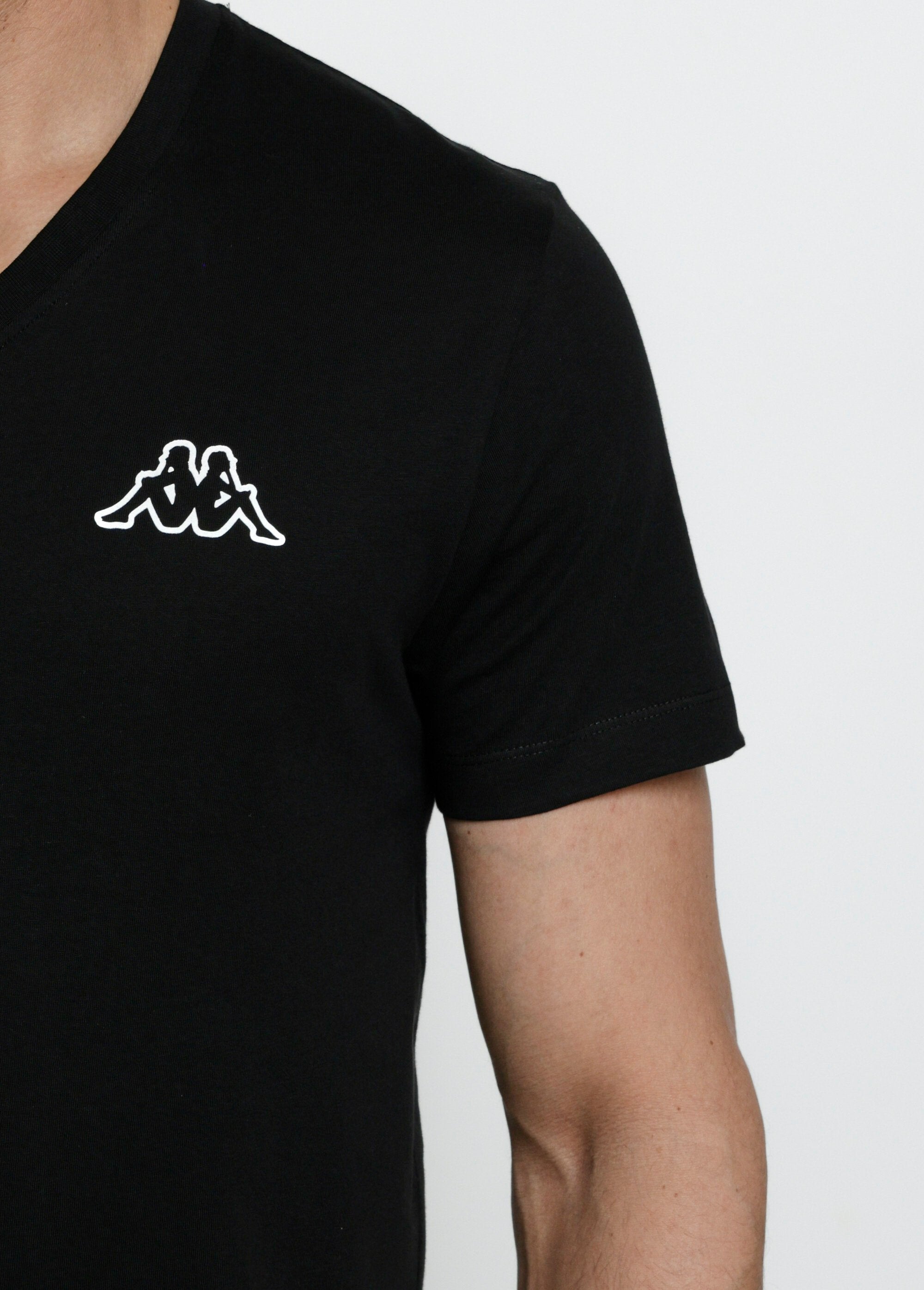 Camiseta_de_manga_curta_com_decote_em_V_combinando_Noir_DE1_slim