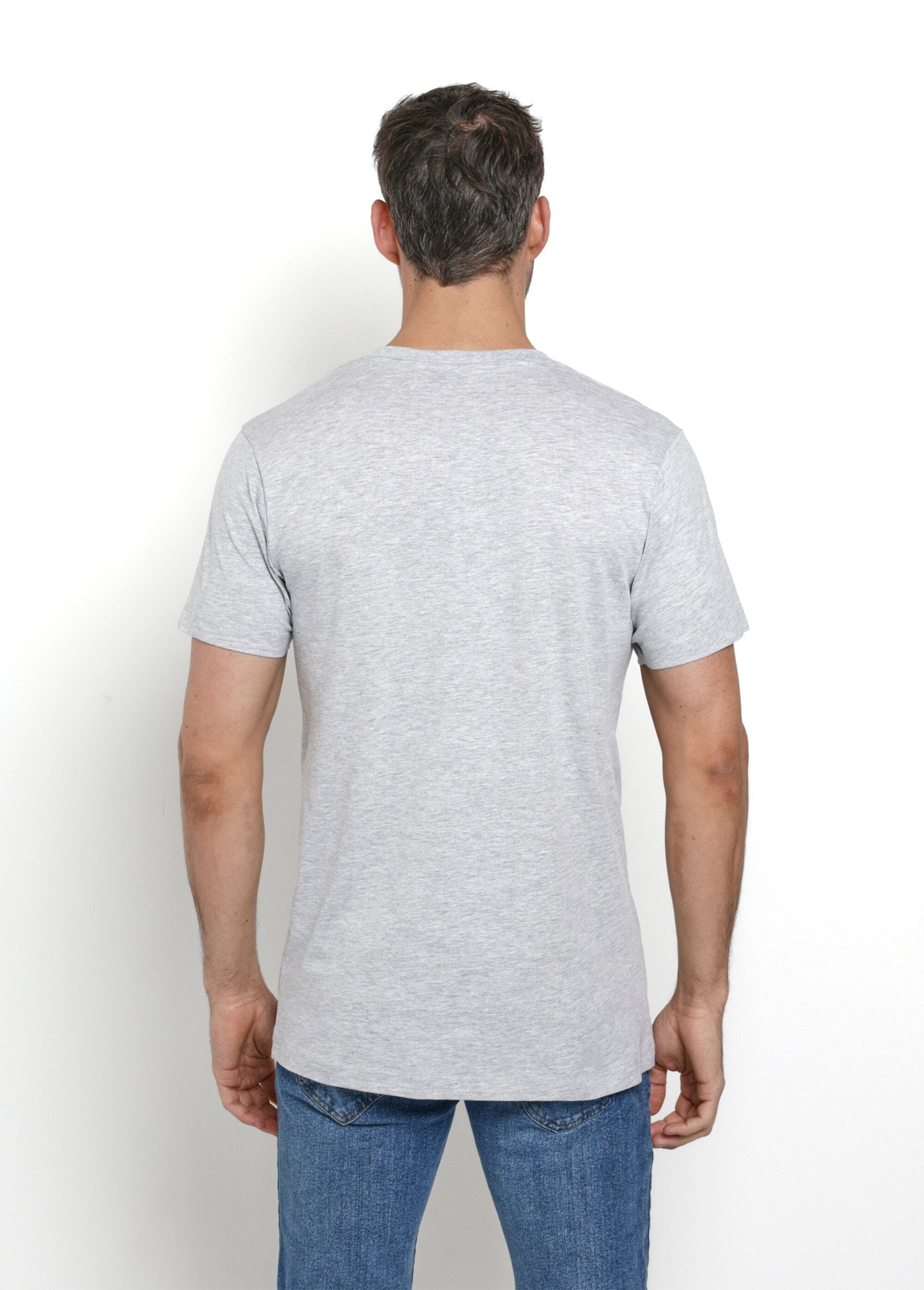 Camisetas_de_manga_curta_com_decote_em_V_combinando_Assortis_noir_DO1_slim