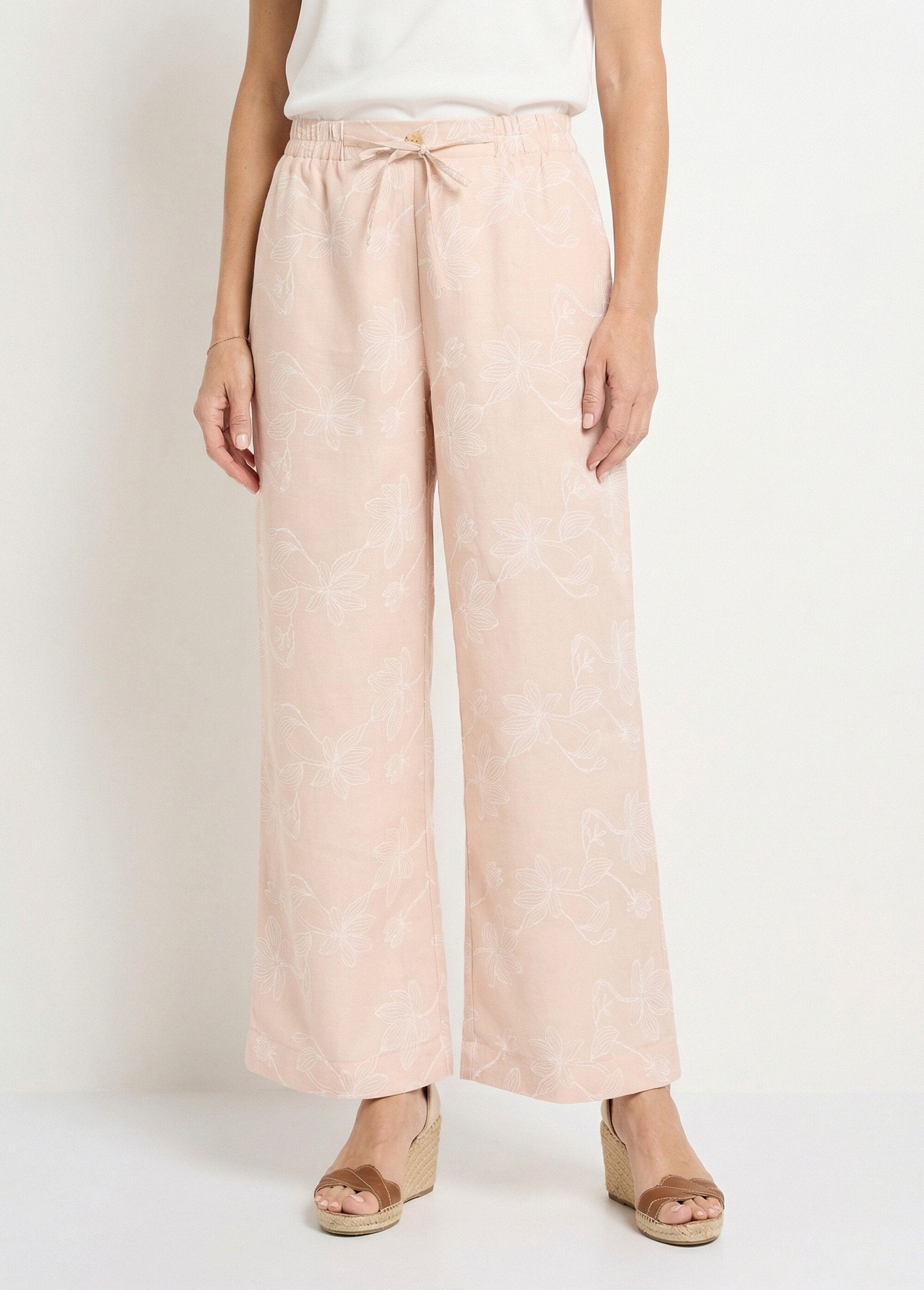 Pantalon_large_avec_sérigraphies_fleurs_Beige_FA1_slim