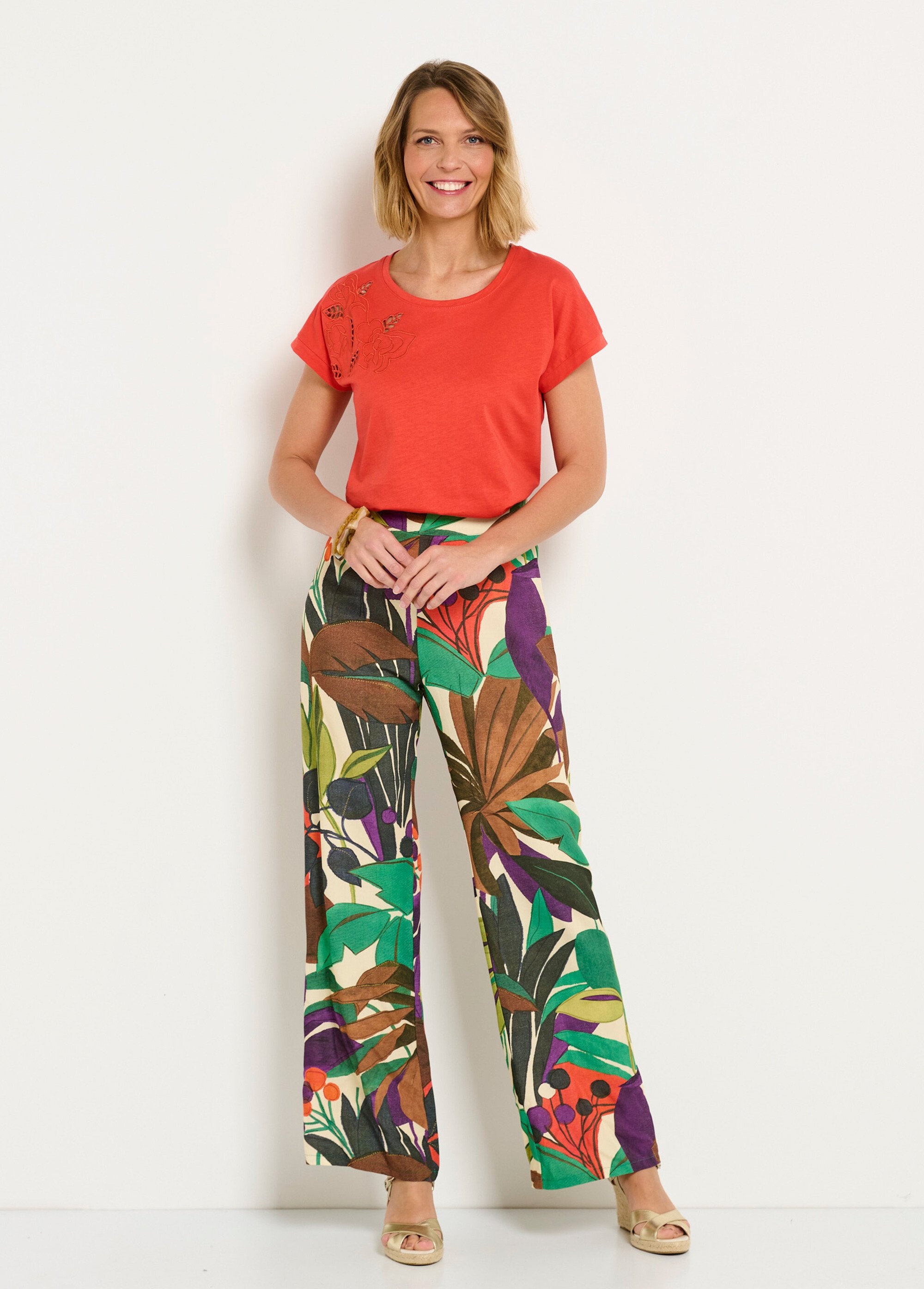 Calça_estampada_com_cós_largo_e_elástico_Multicolore_SF1_slim