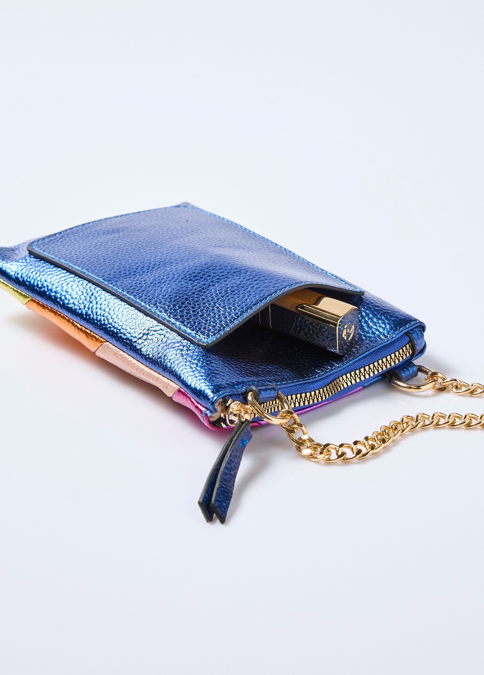 Bolsa_de_telefone_de_couro_sintético_chique_Bleu_et_multicolore_DE1_slim