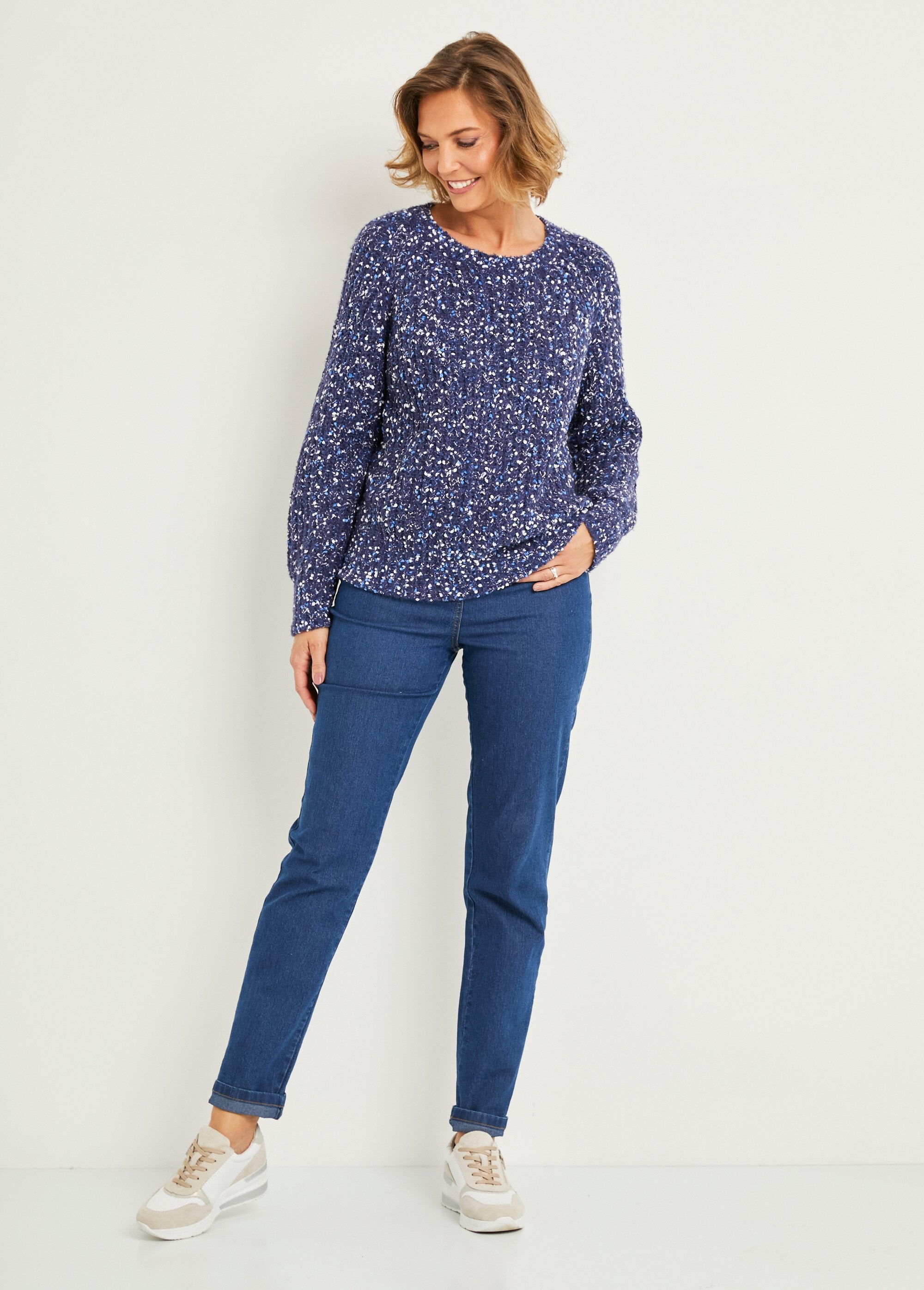 Suéter_quente_de_gola_redonda_com_malha_de_pérolas_extravagante_Bleu_SF1_slim