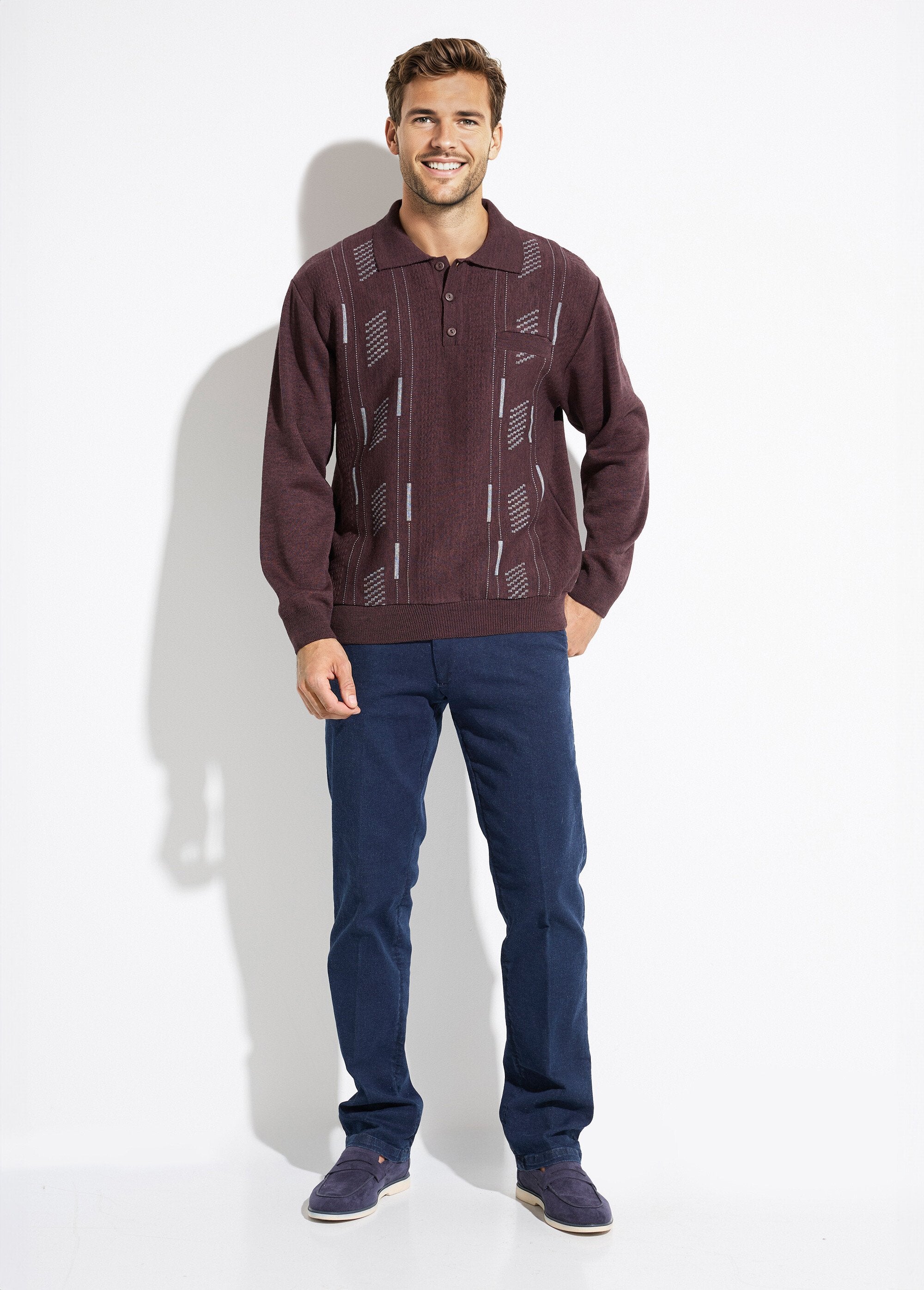 Suéter_de_lã_jacquard_de_manga_comprida_com_botões_e_gola_polo_Bordeaux_SF1_slim