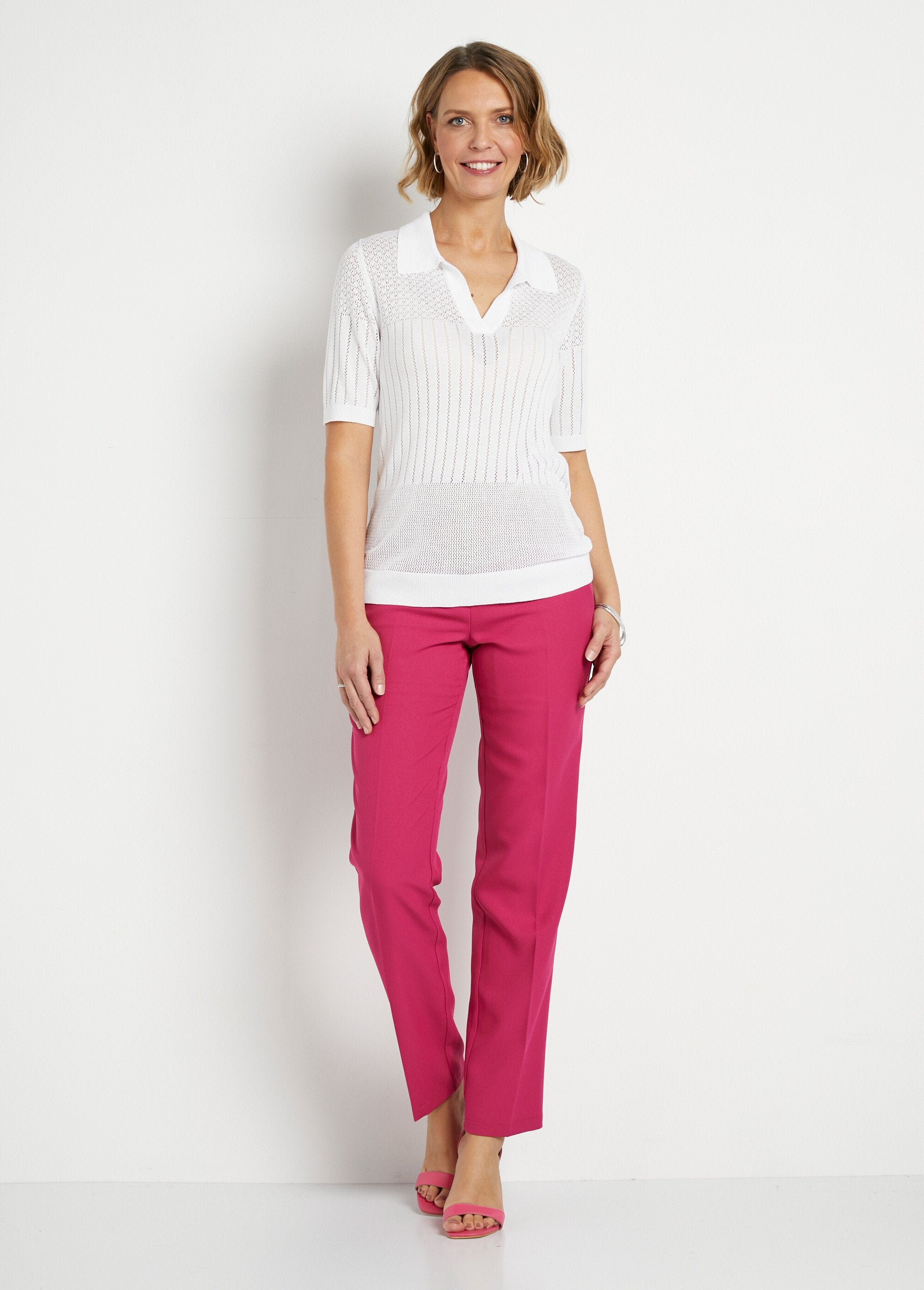 Suéter_fino_de_gola_polo_vazada_com_mangas_curtas_Blanc_SF1_slim