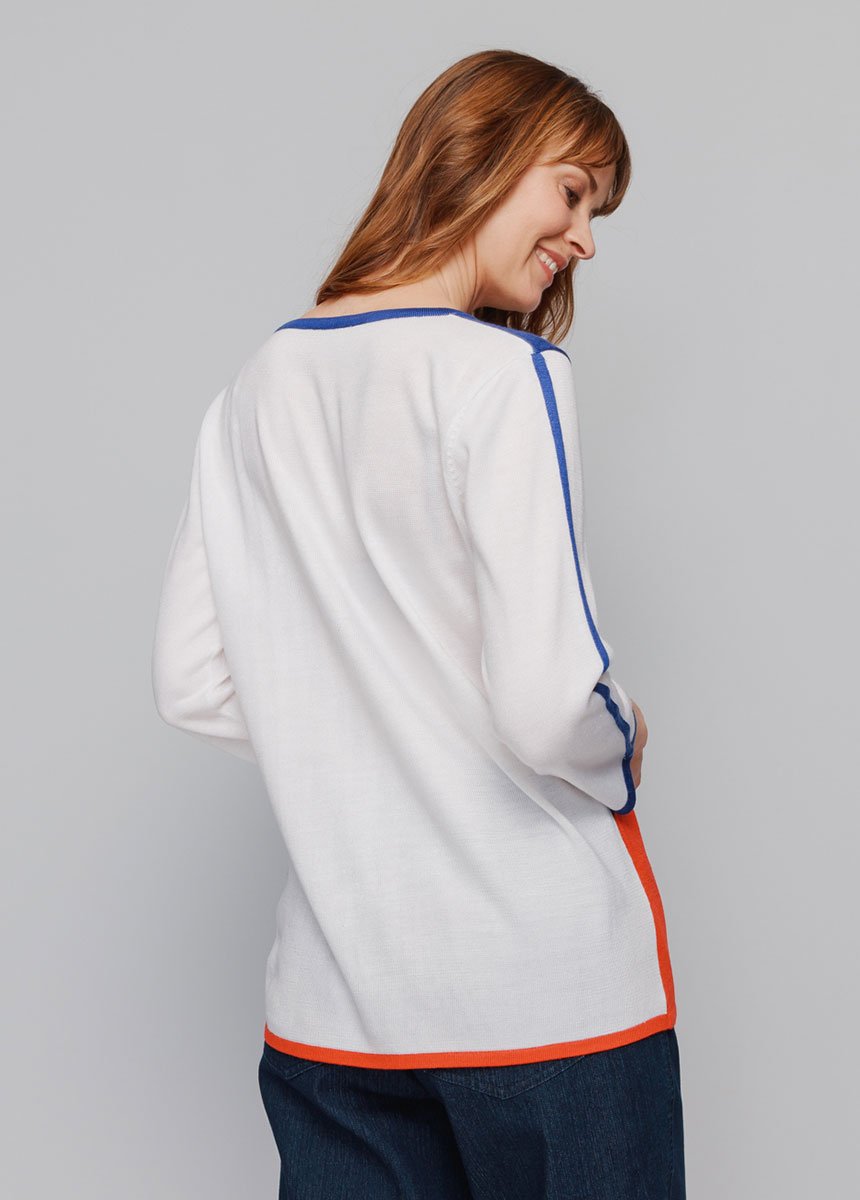 suéter_intarsia_manga_3/4_Jacquard_bleu_et_rouge_DO1_slim