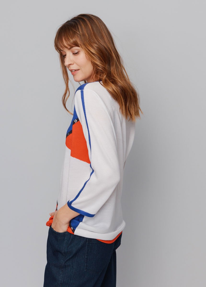 suéter_intarsia_manga_3/4_Jacquard_bleu_et_rouge_DR1_slim