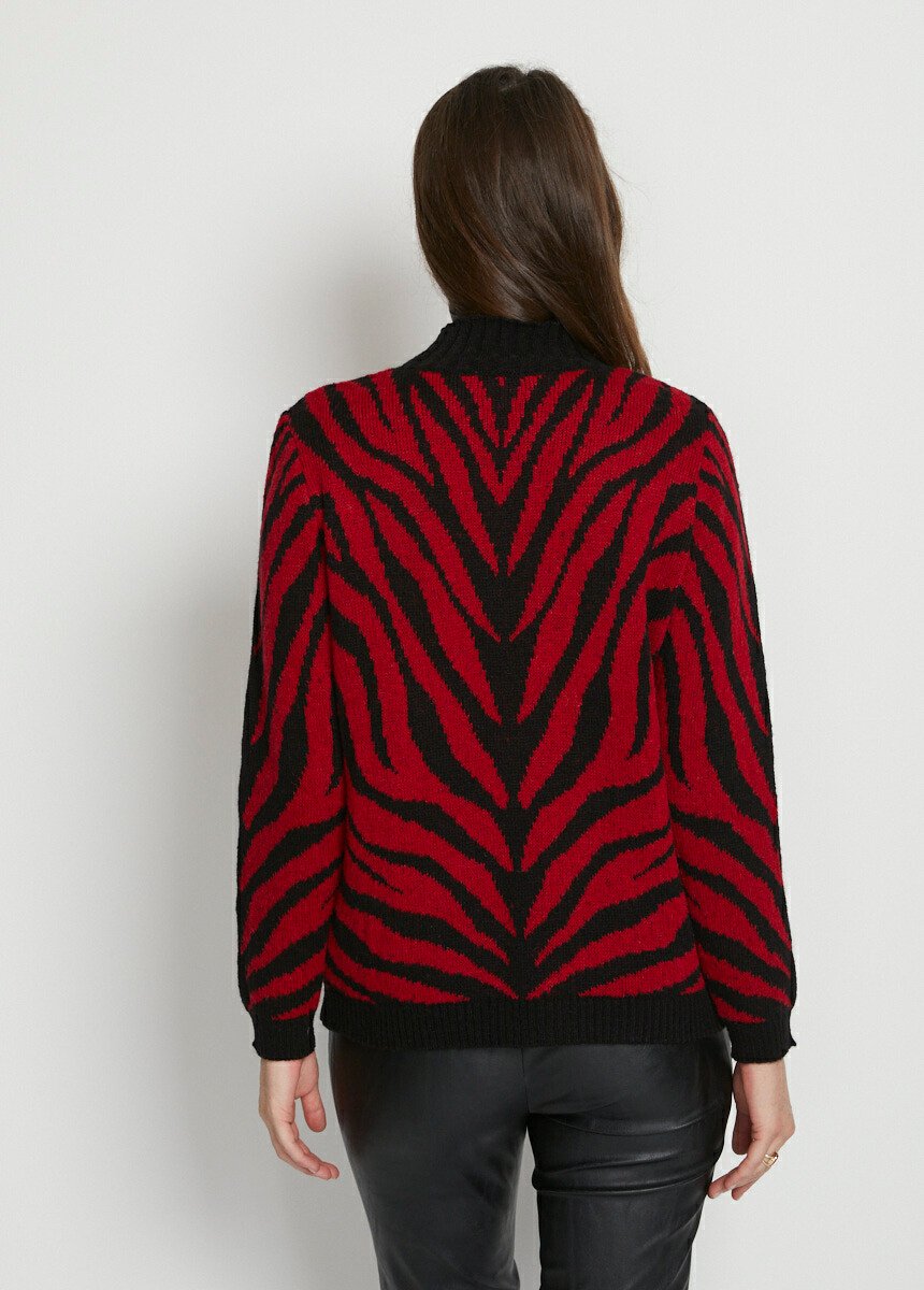Suéter_de_gola_alta_jacquard_zebra_Rouge_et_noir_DO1_slim