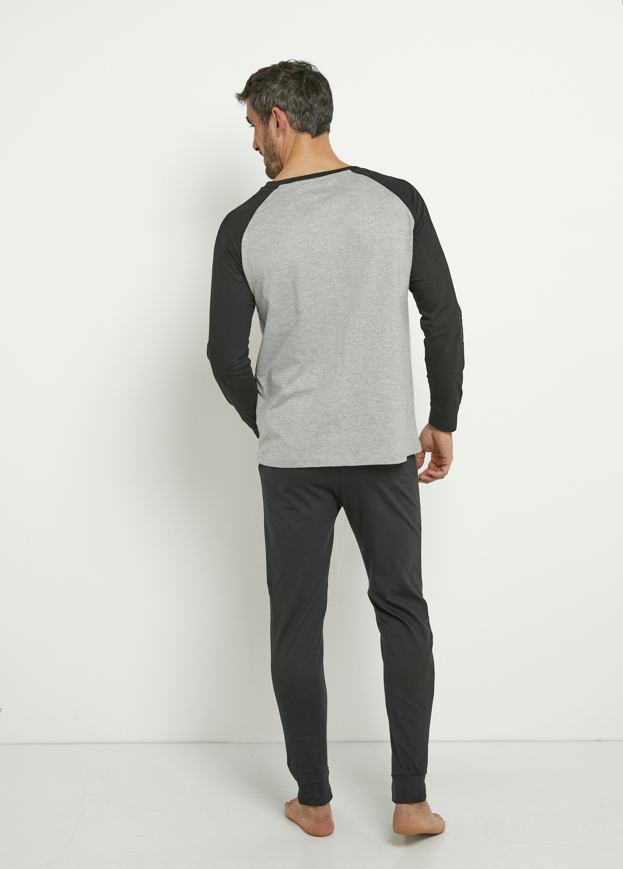 Pijama_longo_de_algodão_com_logotipo_colocado_Noir_DO1_slim