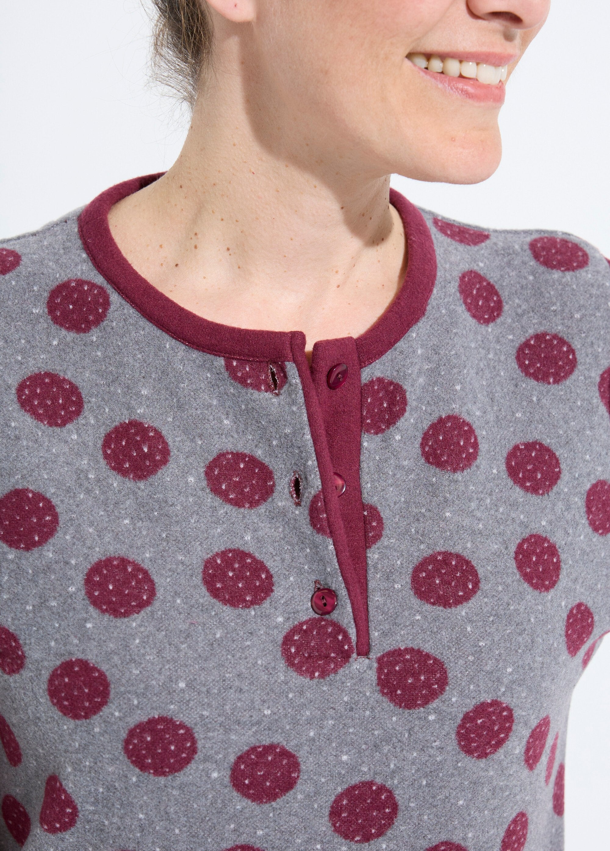 Pijama_de_calças_de_malha_Milano,_estampado_com_bolinhas_Bordeaux_DE1_slim