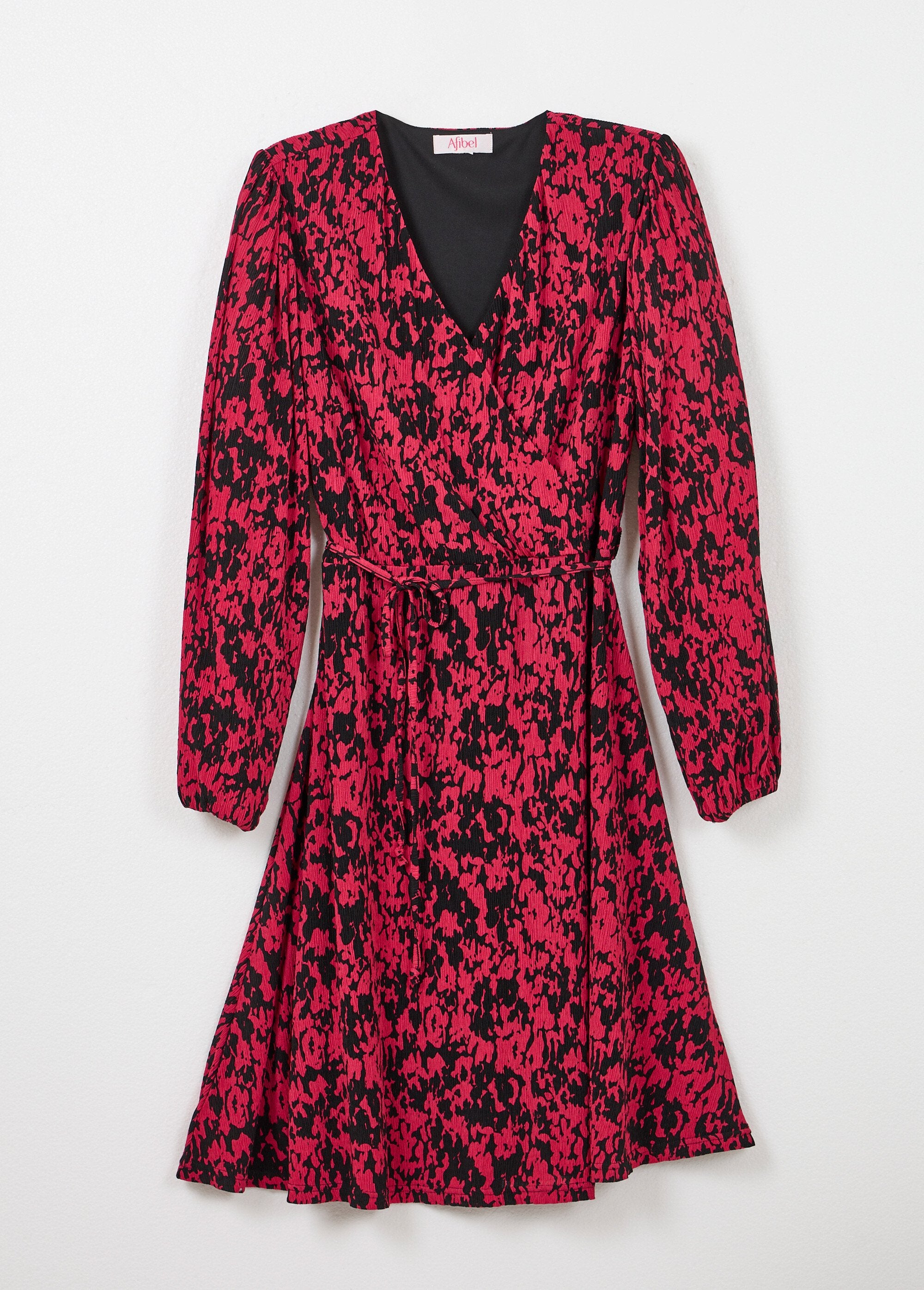 Vestido_curto_envelope_com_estampa_tachiste_Noir_et_fuchsia_AP1_slim