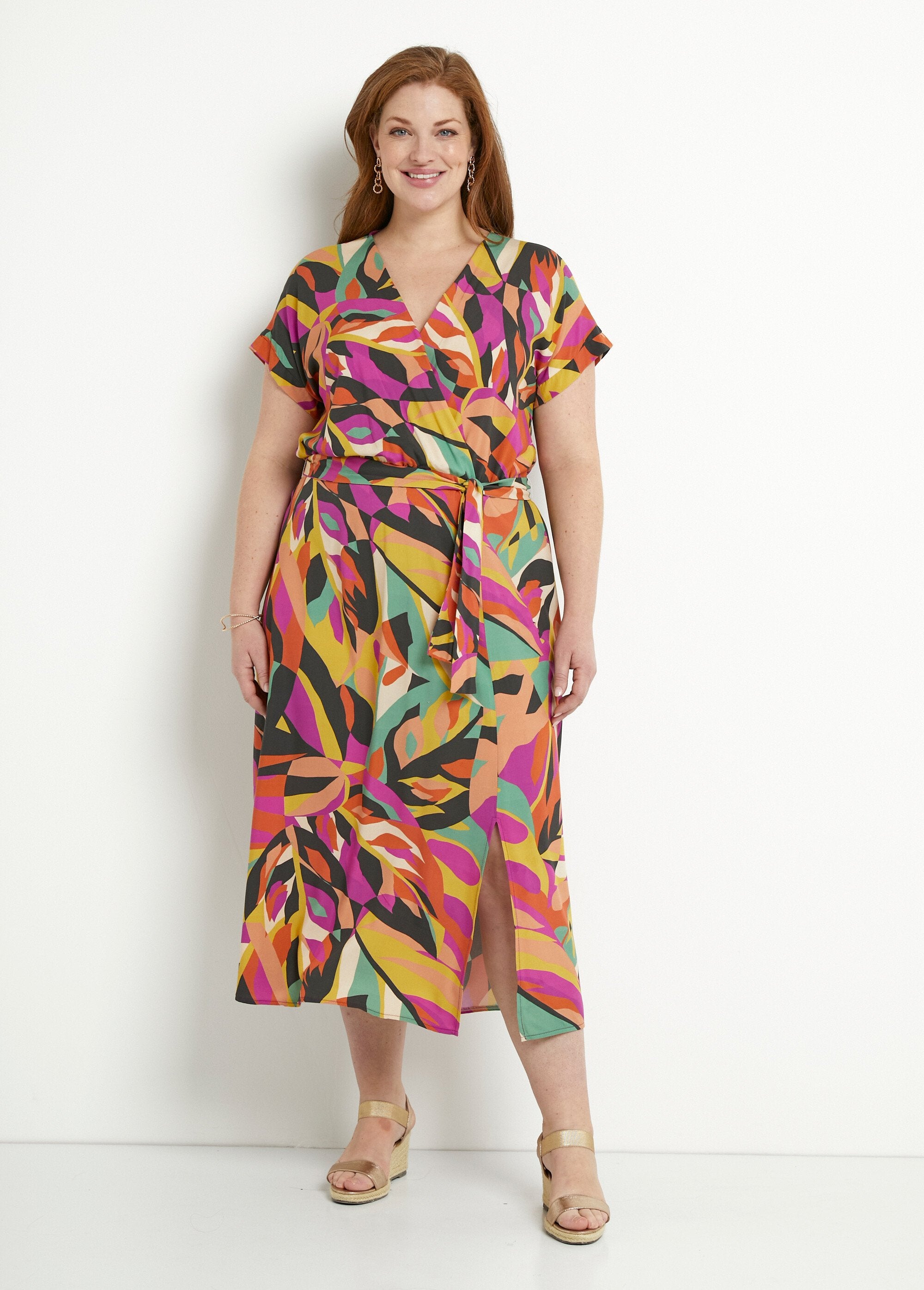 Vestido_curto_envelope_multicolorido_Multicolore_FA1_curvy