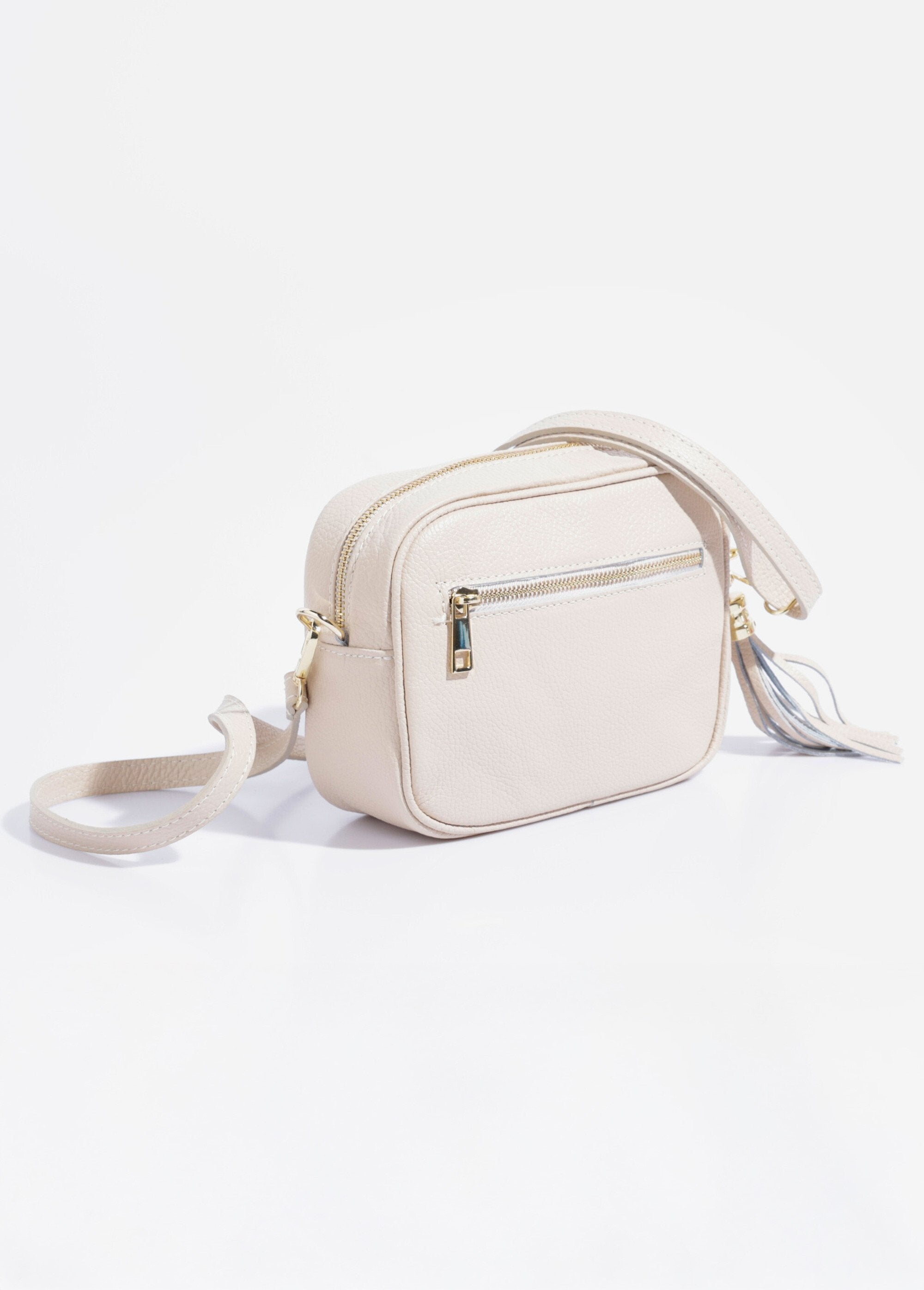 Sac_zippé_en_cuir,_bandoulière_amovible_Beige_DE1_slim