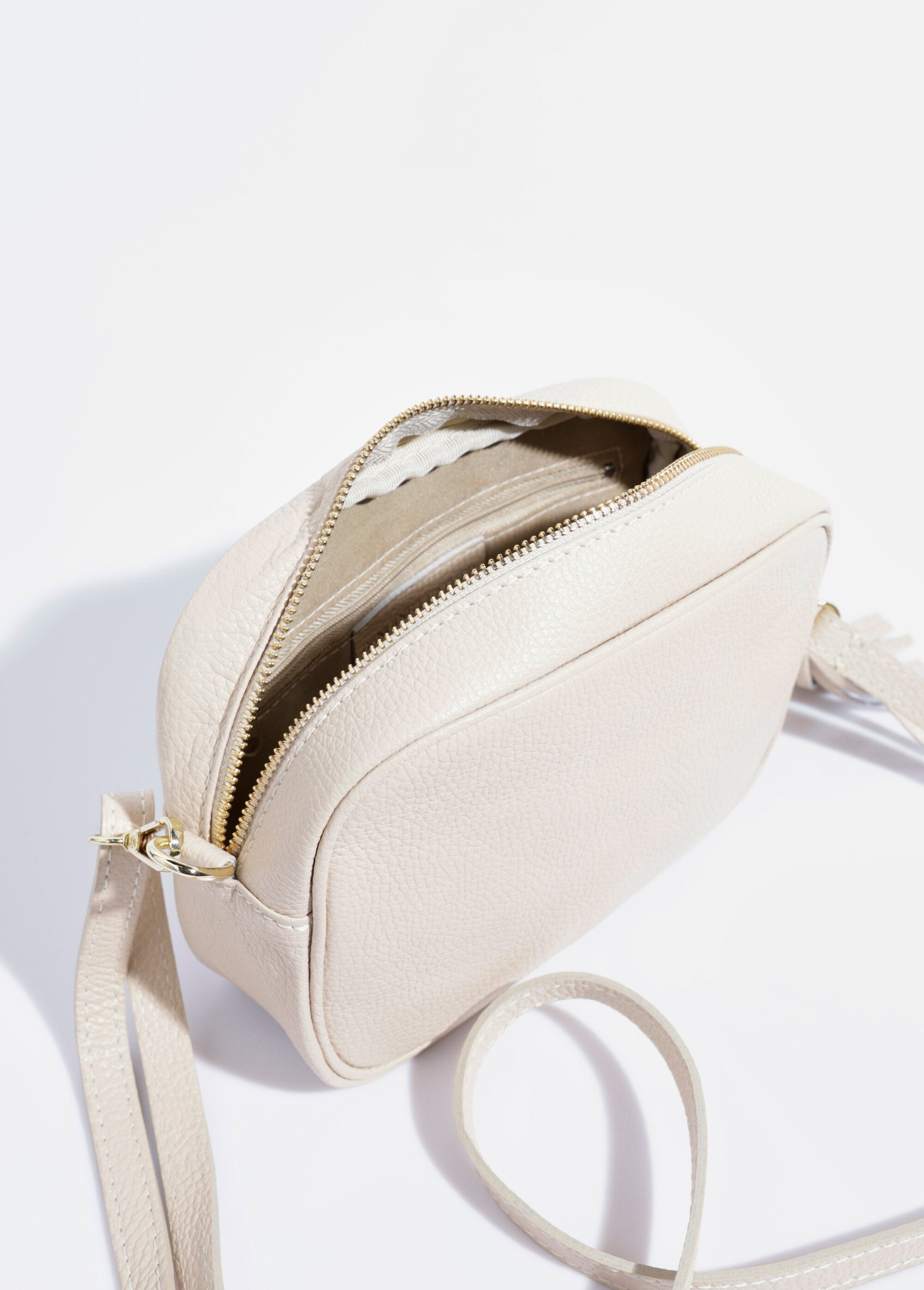 Sac_zippé_en_cuir,_bandoulière_amovible_Beige_DE2_slim