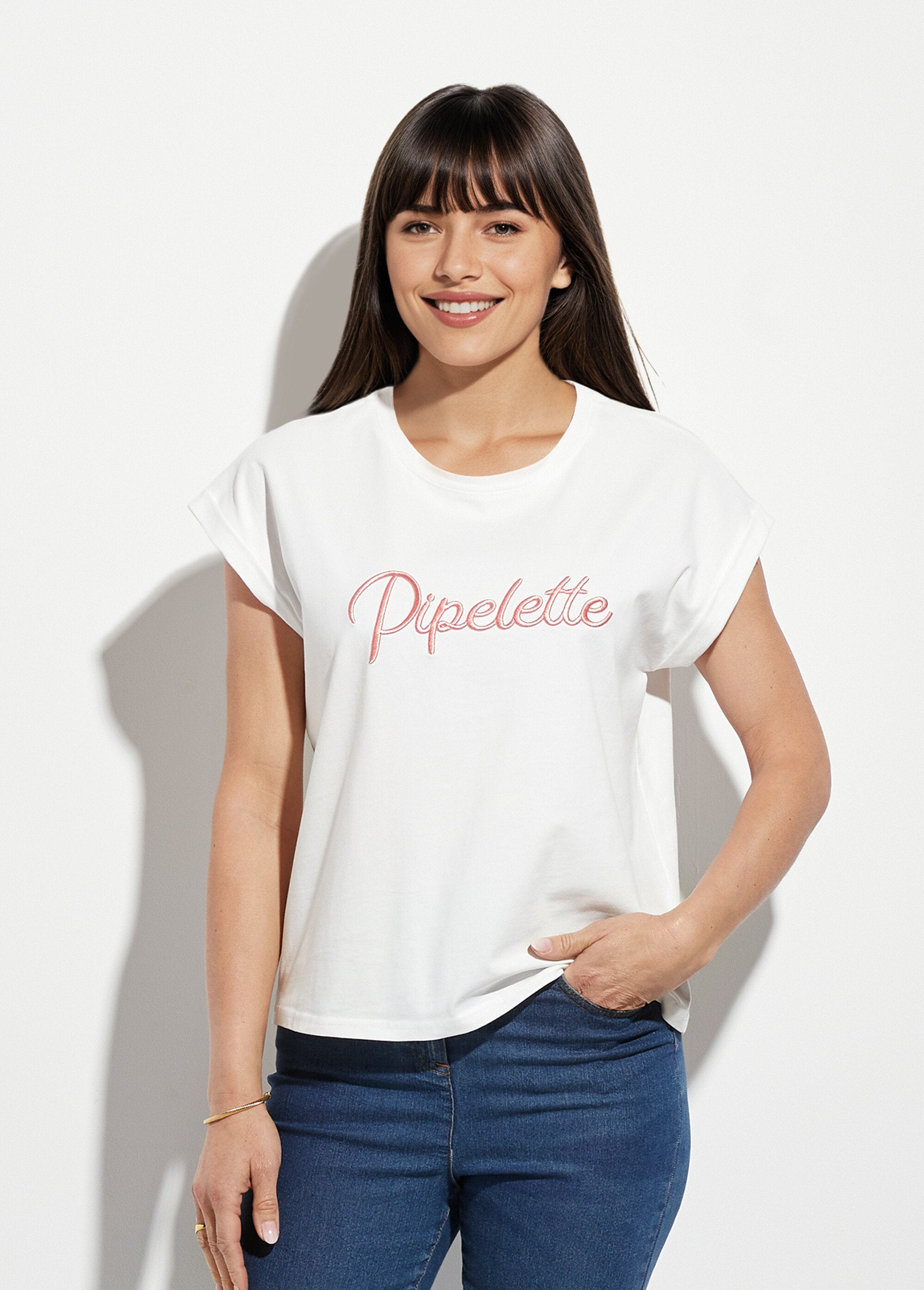Camiseta_de_gola_redonda_com_mensagem_Pipelette_Blanc_FA1_slim