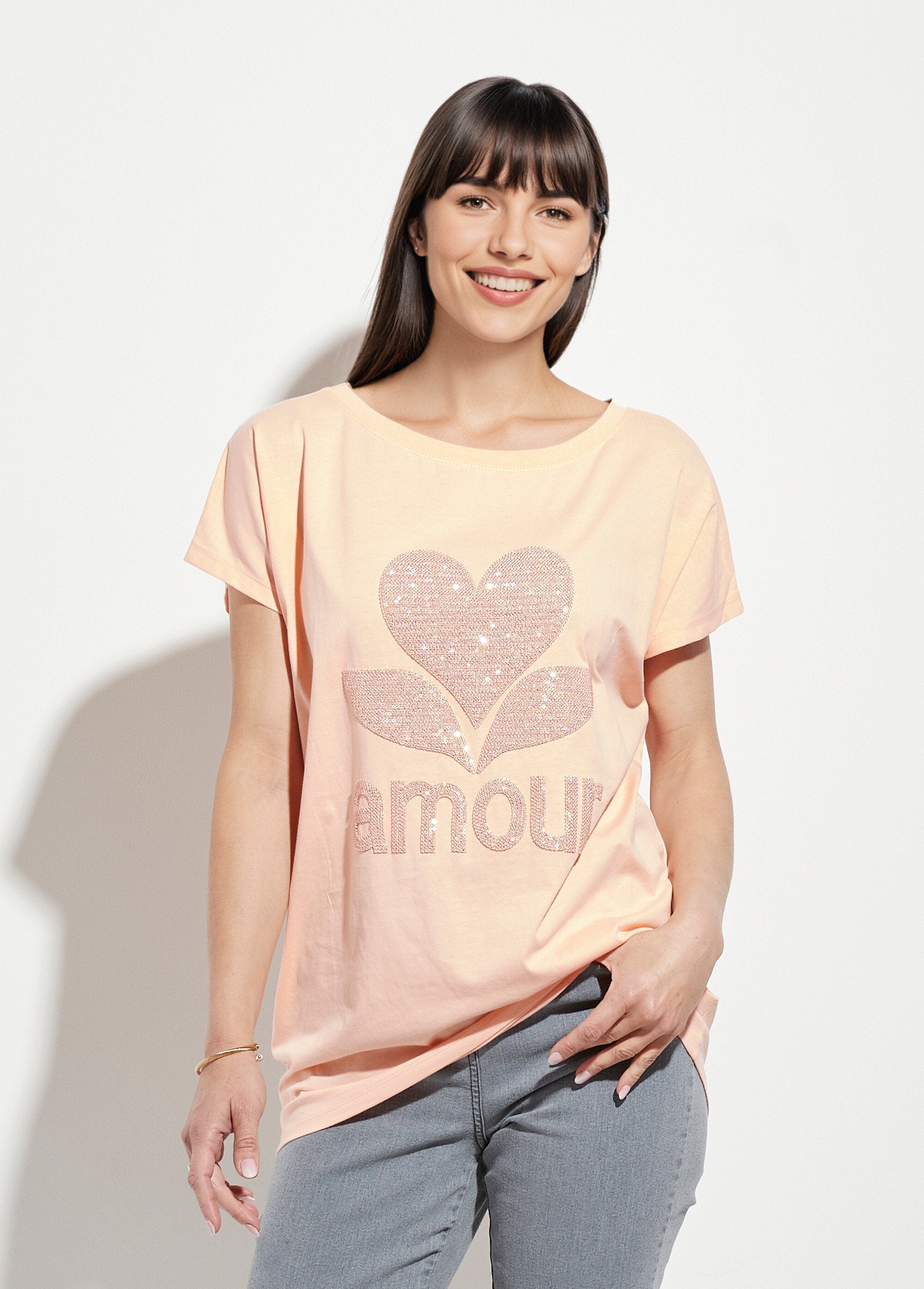 Camiseta_gola_redonda_com_estampa_Love_brilhante_Orange_FA1_slim