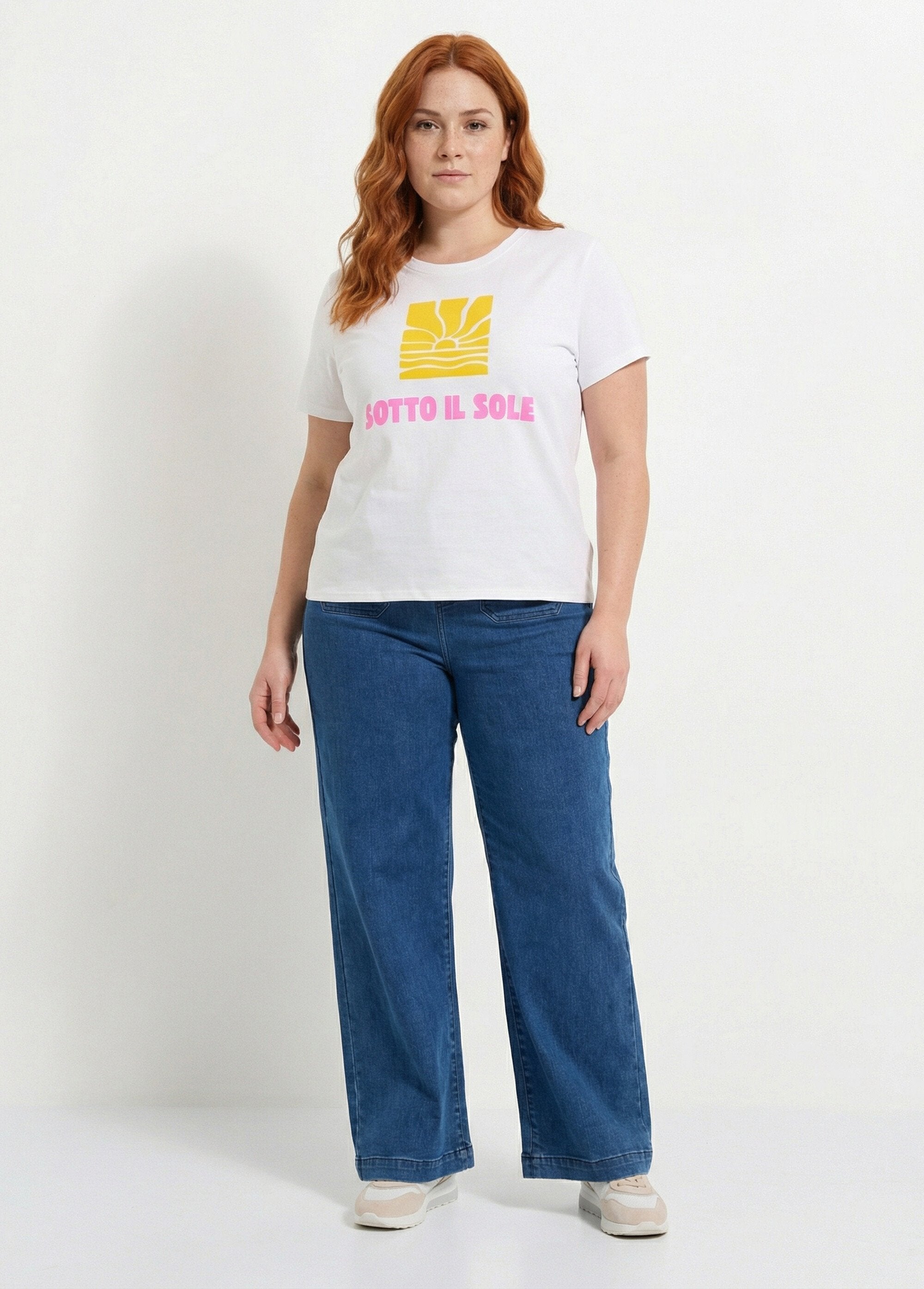 T-shirt_de_manga_curta,_motivo_sol_Blanc_imprime_SF1_curvy