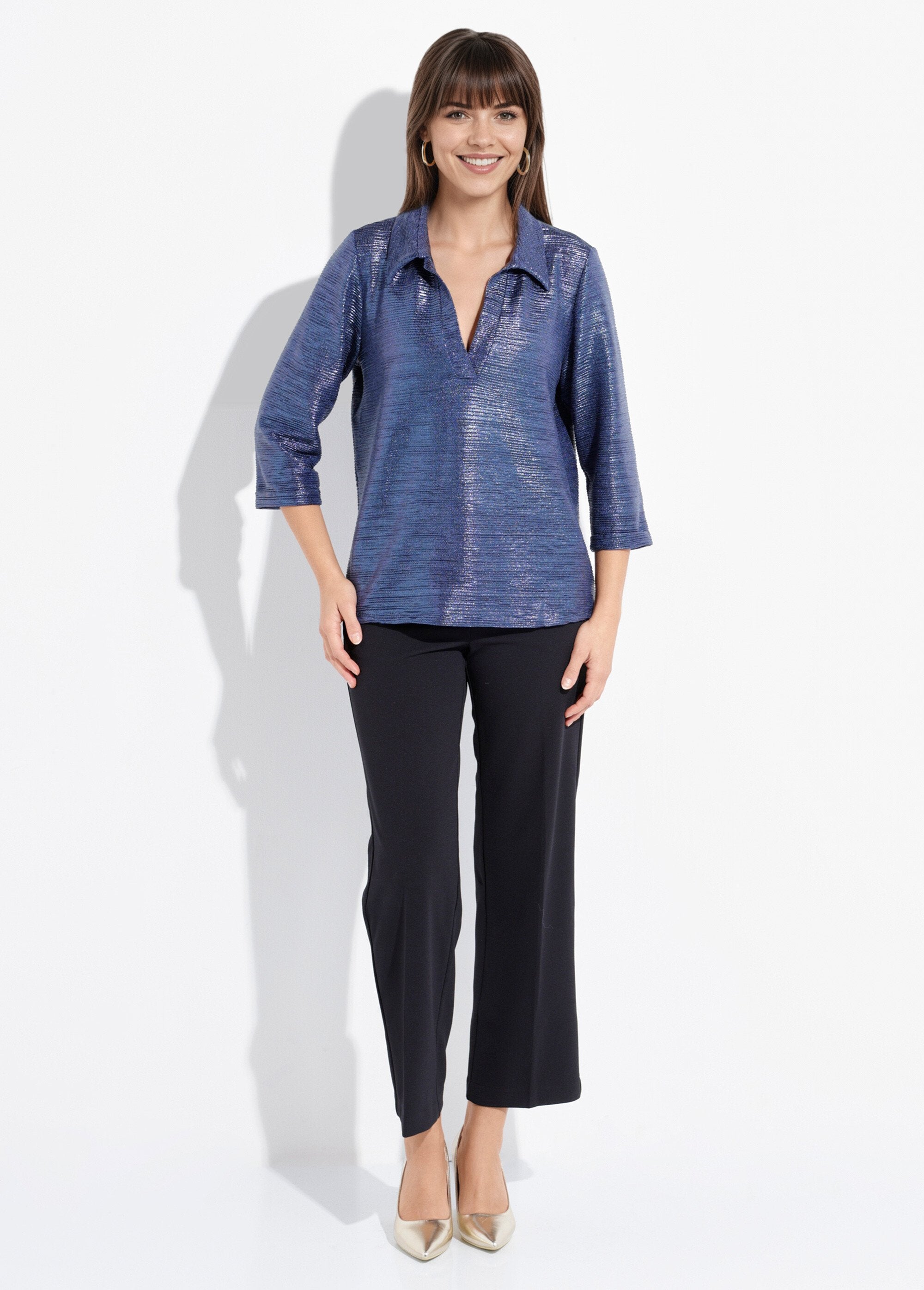 Túnica_brilhante_com_decote_em_V_Bleu_nuit_SF1_slim