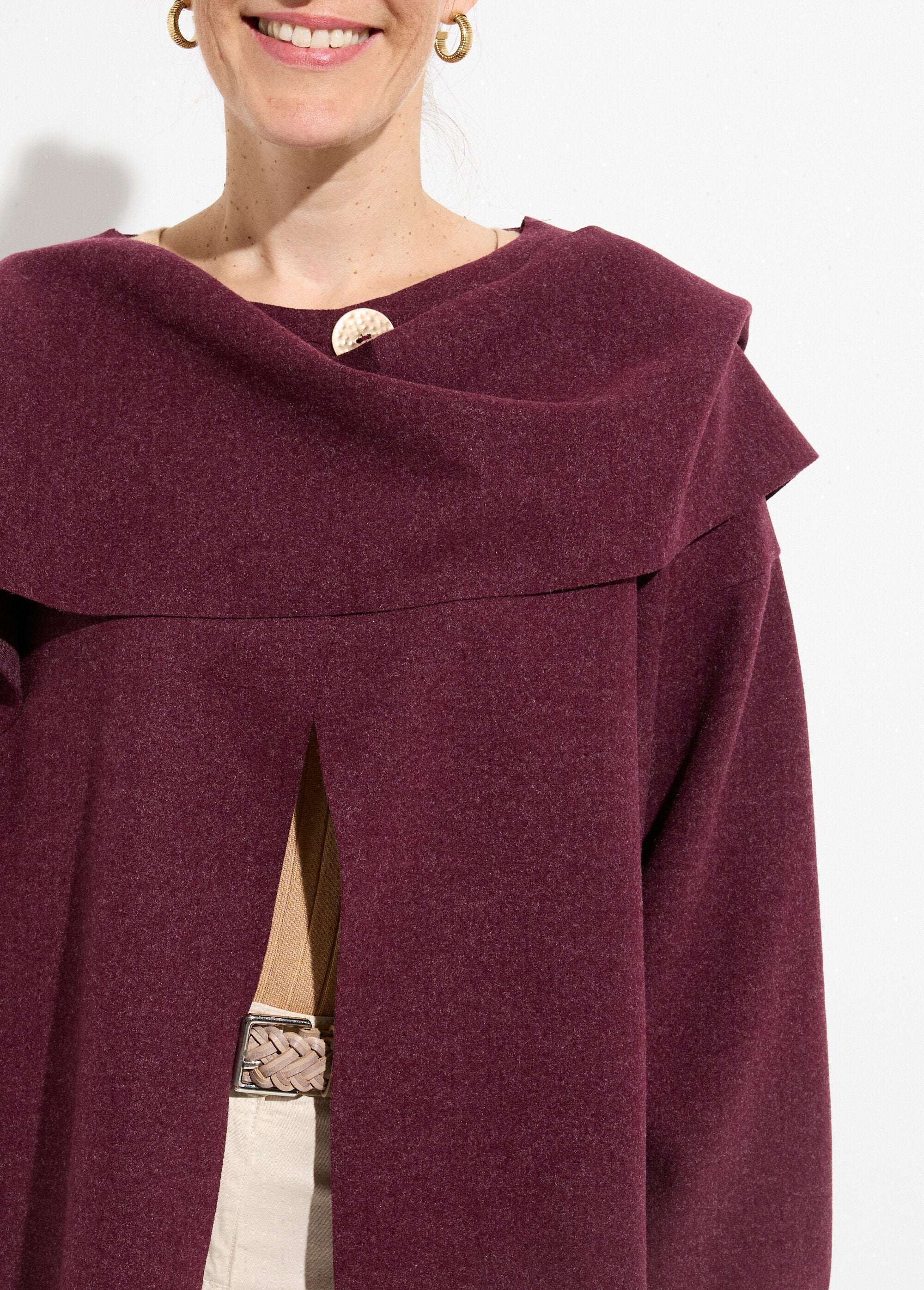 Casaco_e_cachecol_com_botões_de_metal_Bordeaux_DE1_slim