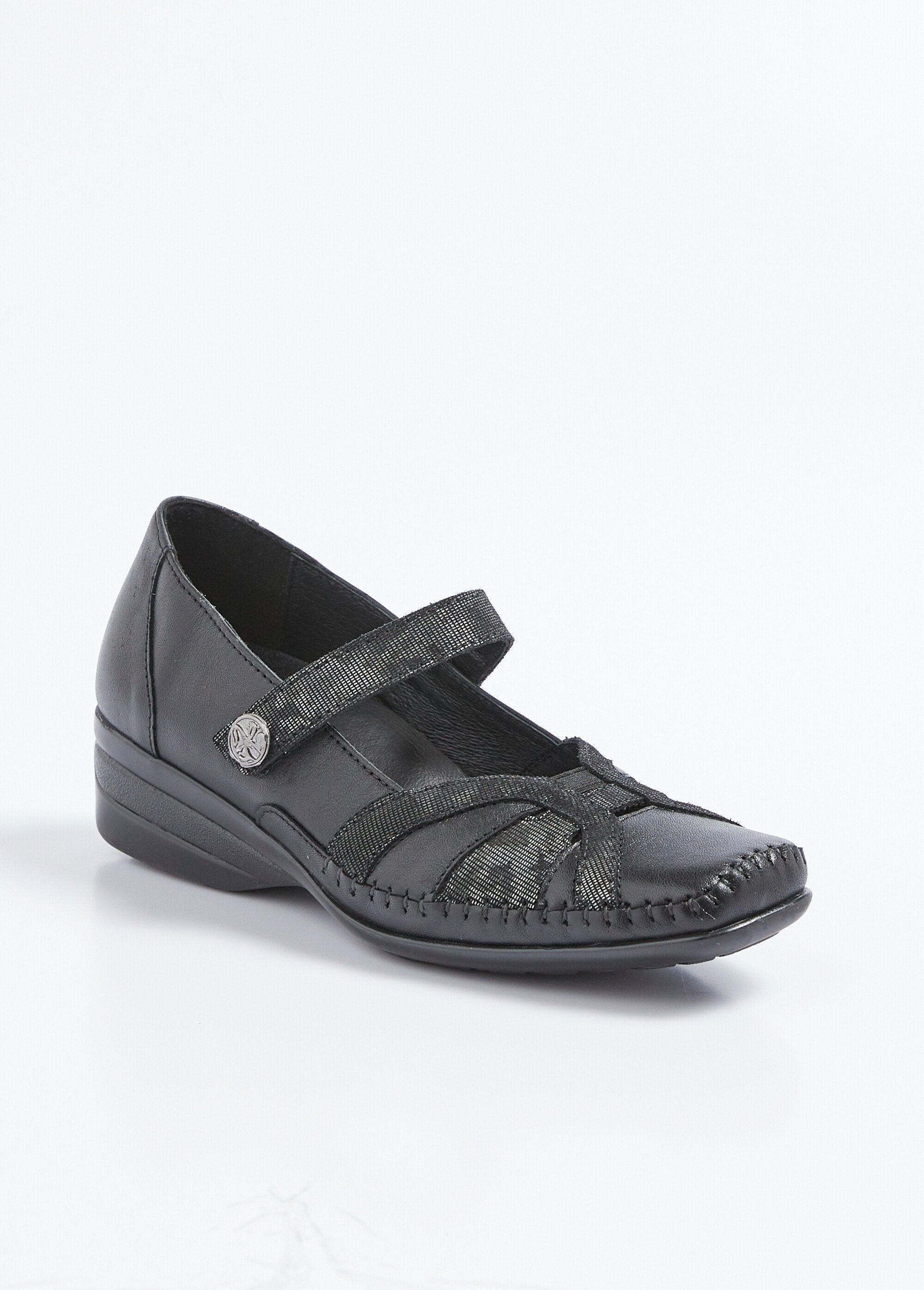 Ballerines_largeur_confort_cuir_scratchées_Noir_FA1_slim