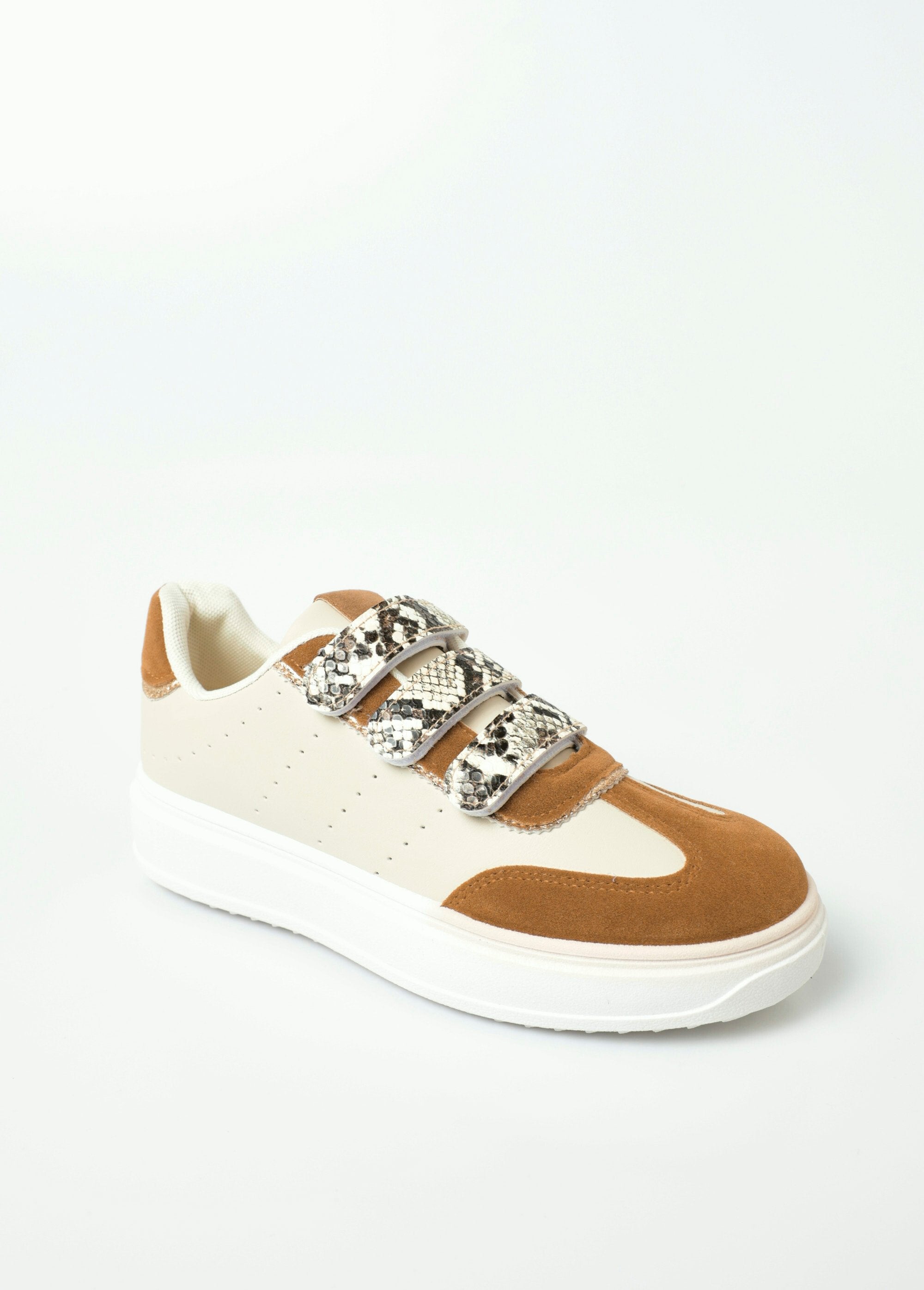 Tênis_bimaterial_com_velcro_de_estampa_animal_Beige_FA1_slim