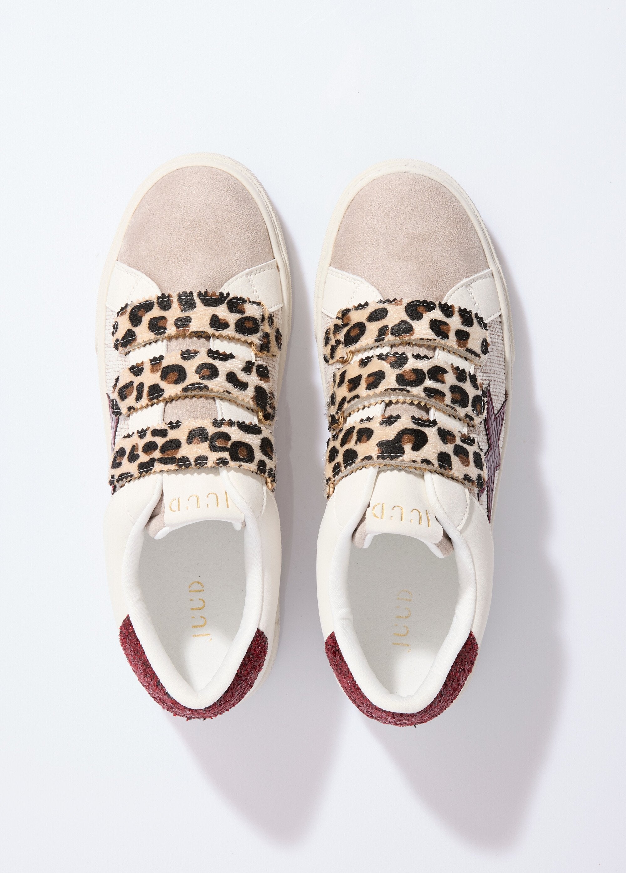 Baskets_tendance_multimatières_à_scratchs_Beige_et_bordeaux_OV1_slim