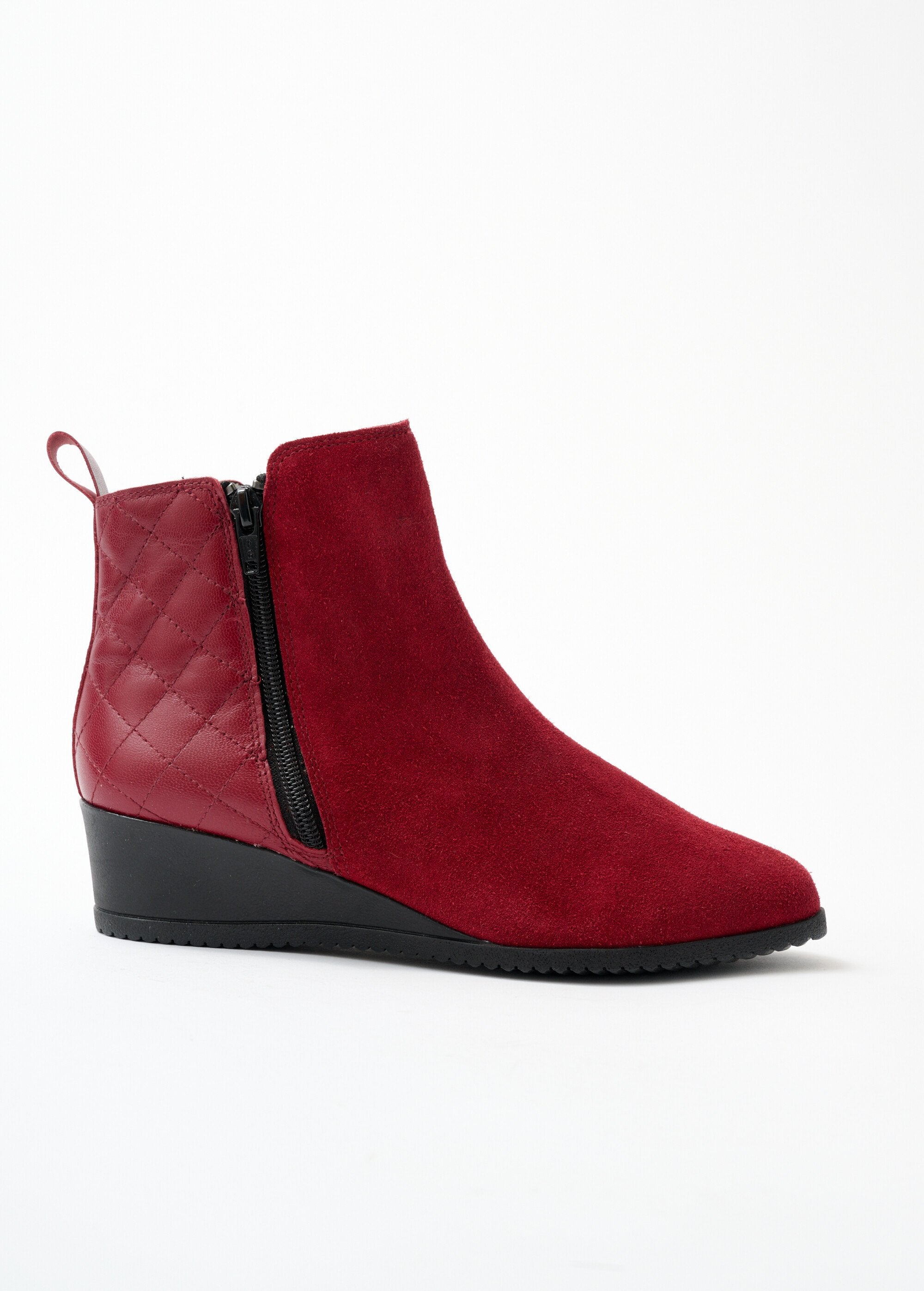 Botas_confortáveis_​​de_couro_com_zíper_largo_Bordéus_DR1_slim