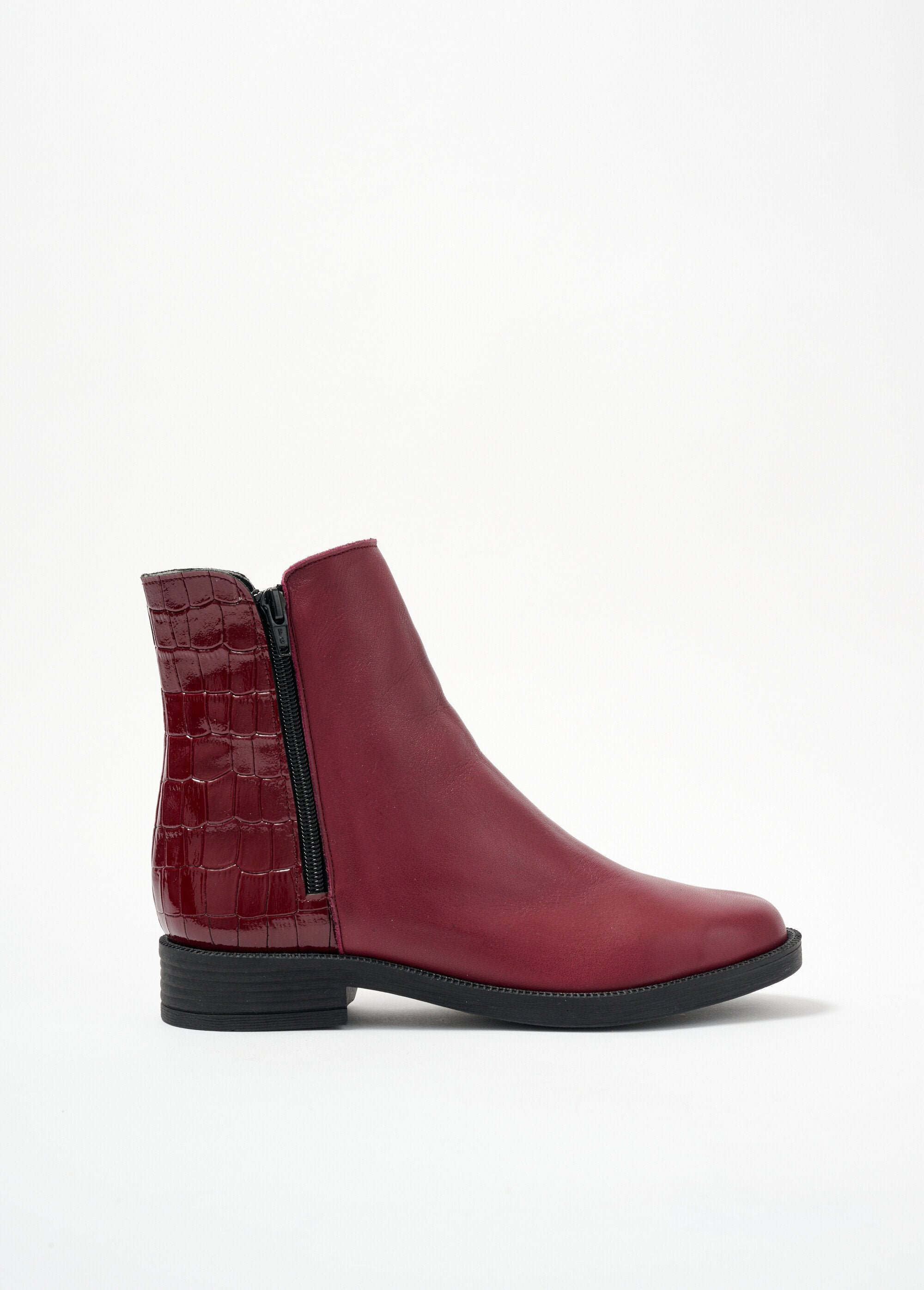 Botas_de_couro_com_efeito_de_crocodilo_com_fecho_de_correr_de_largura_confortável_Bordeaux_DR1_slim