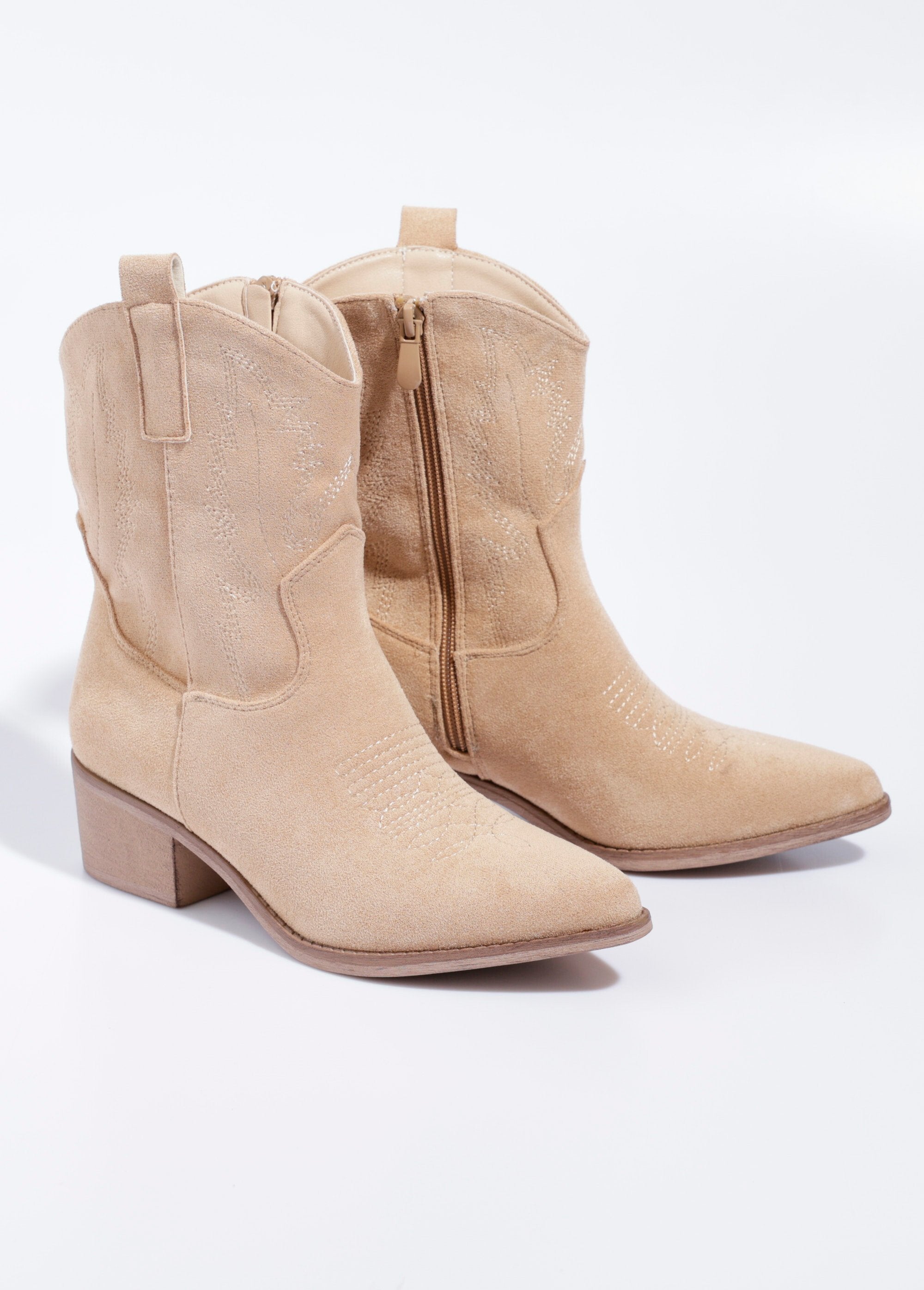 Bottines_suédine_à_talon,_façon_western_Beige_DE1_slim