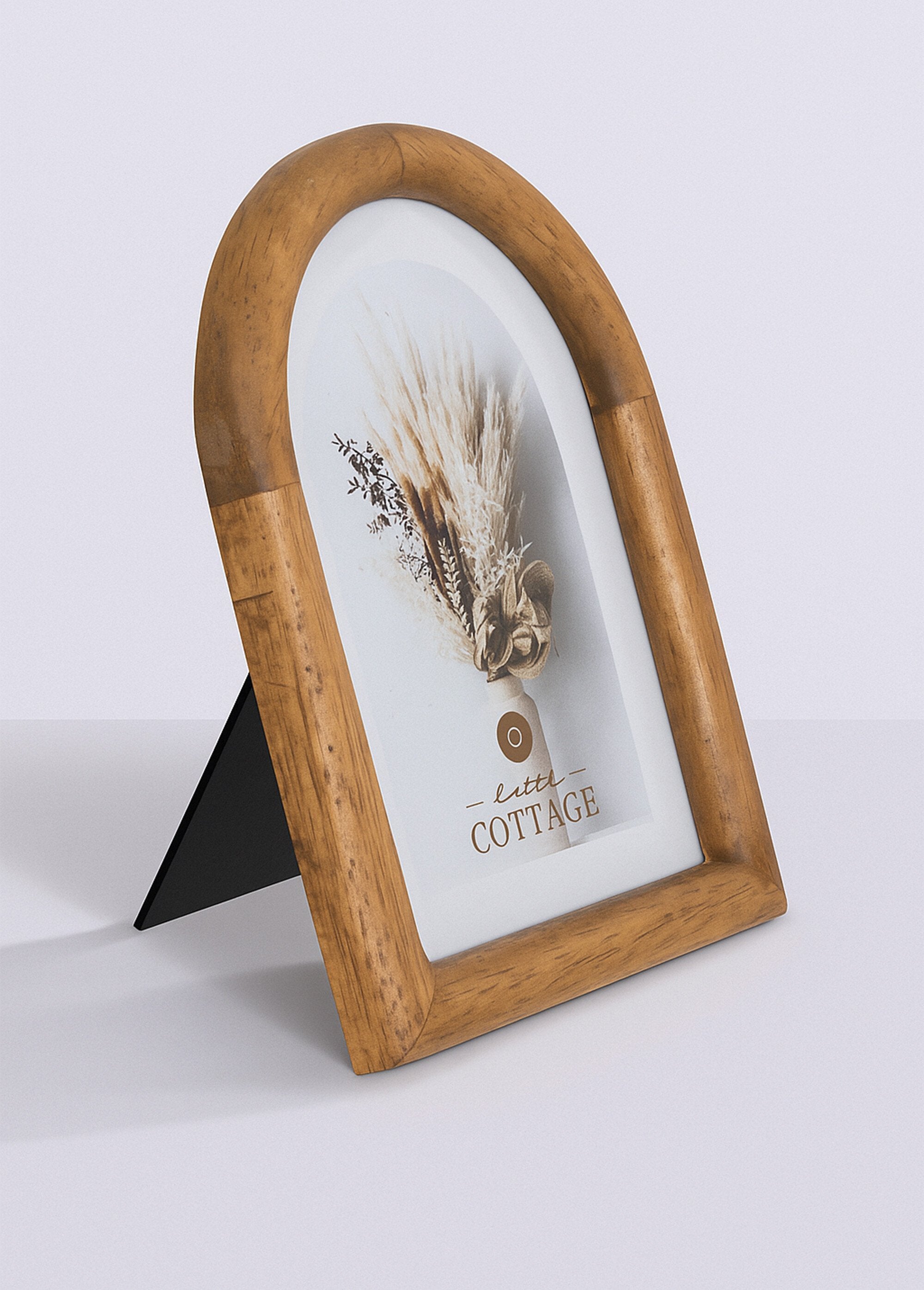 Cadre_photo_en_bois,_forme_arche_Marron_FA1_slim