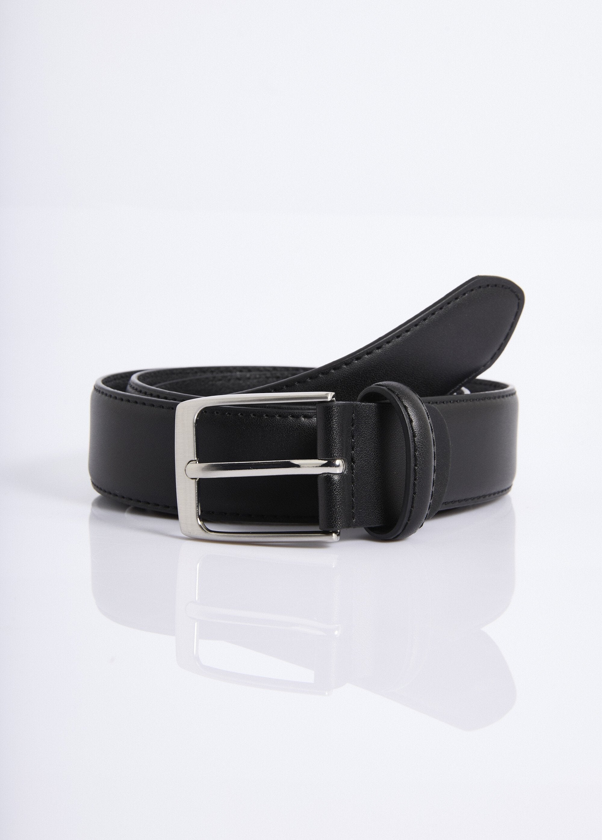 Ceinture_en_simili_cuir,_boucle_métal_Noir_FA1_slim