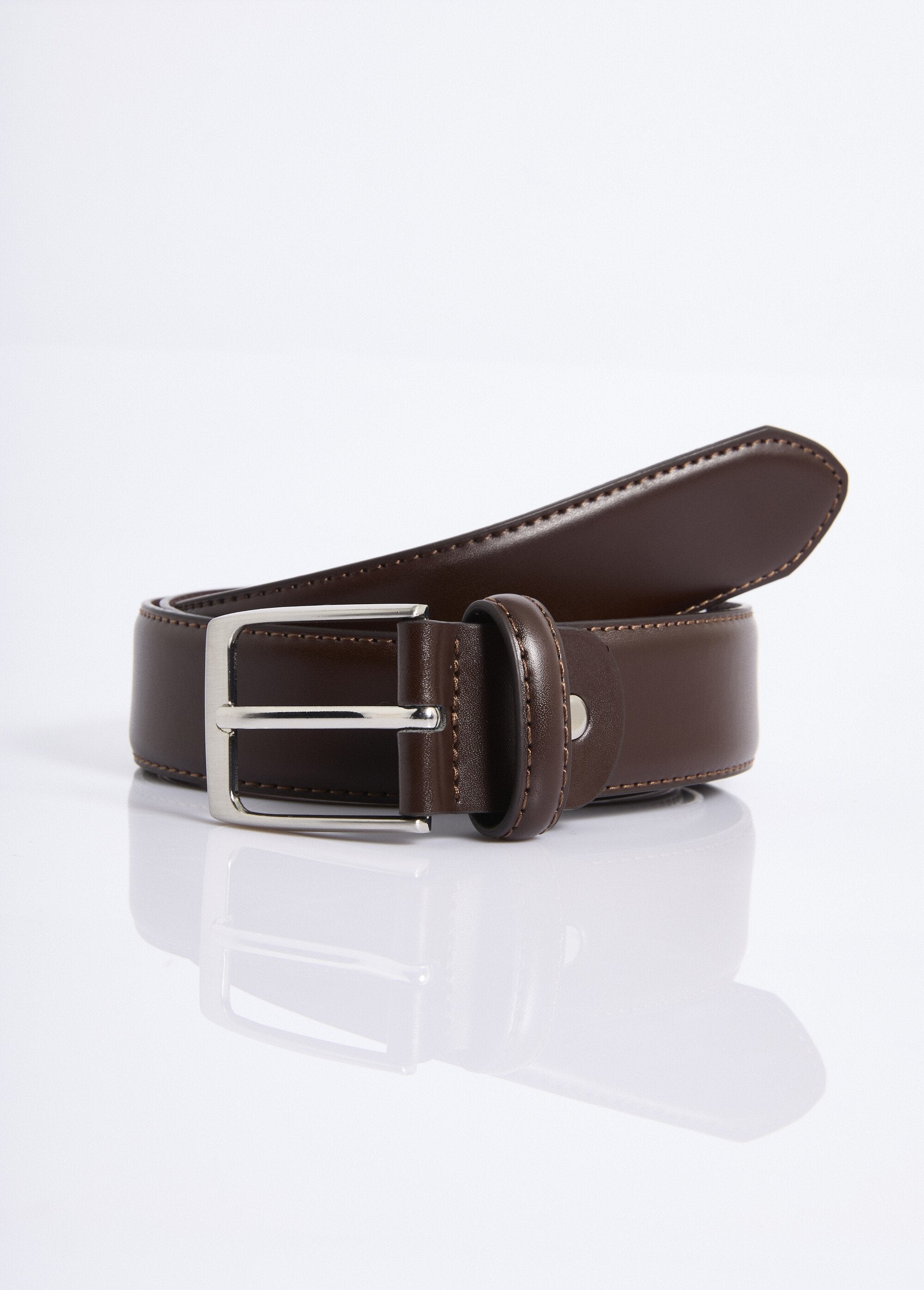 Ceinture_en_simili_cuir,_boucle_métal_Marron_FA1_slim