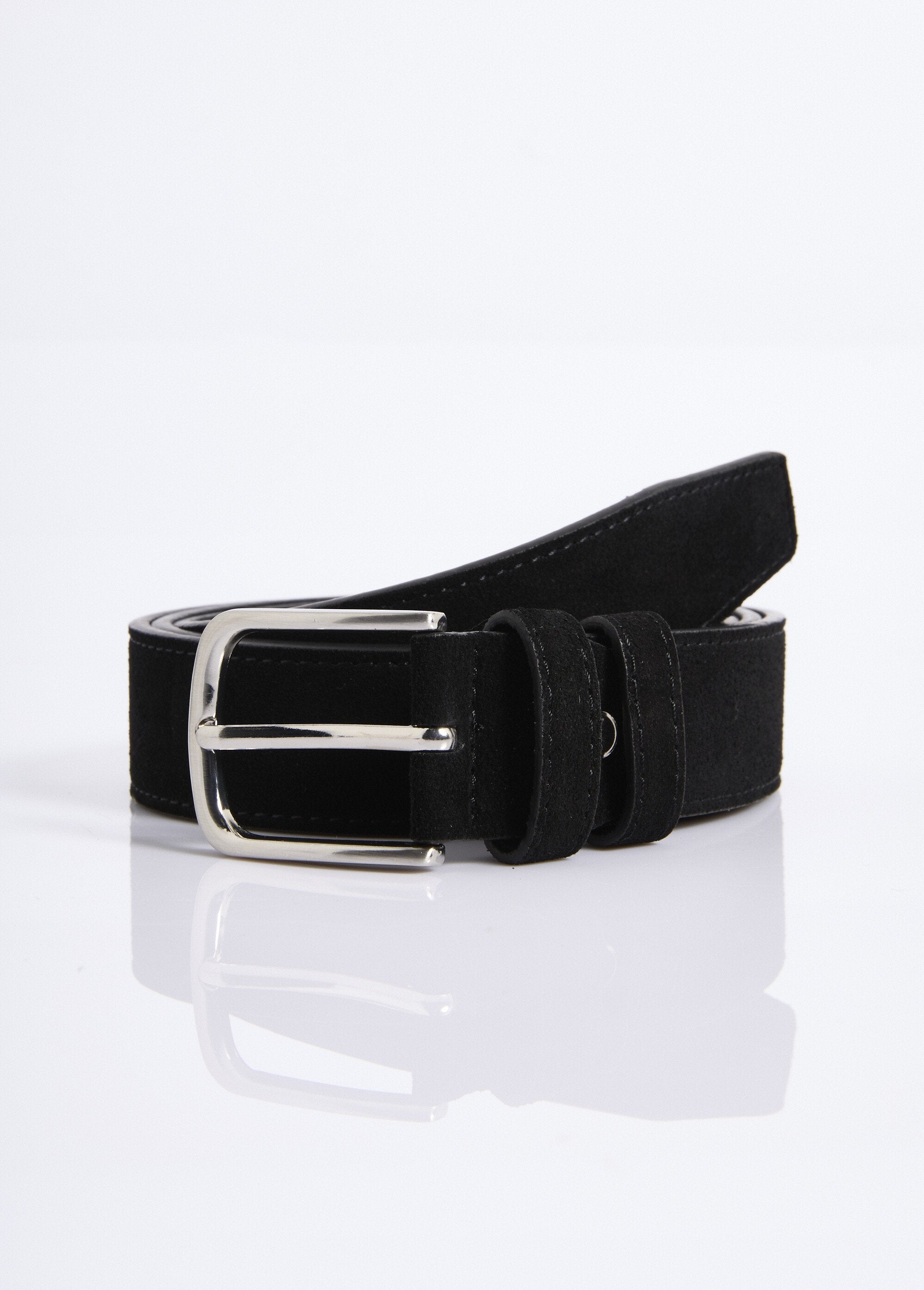 Ceinture_en_suédine_avec_boucle_métal_Noir_FA1_slim